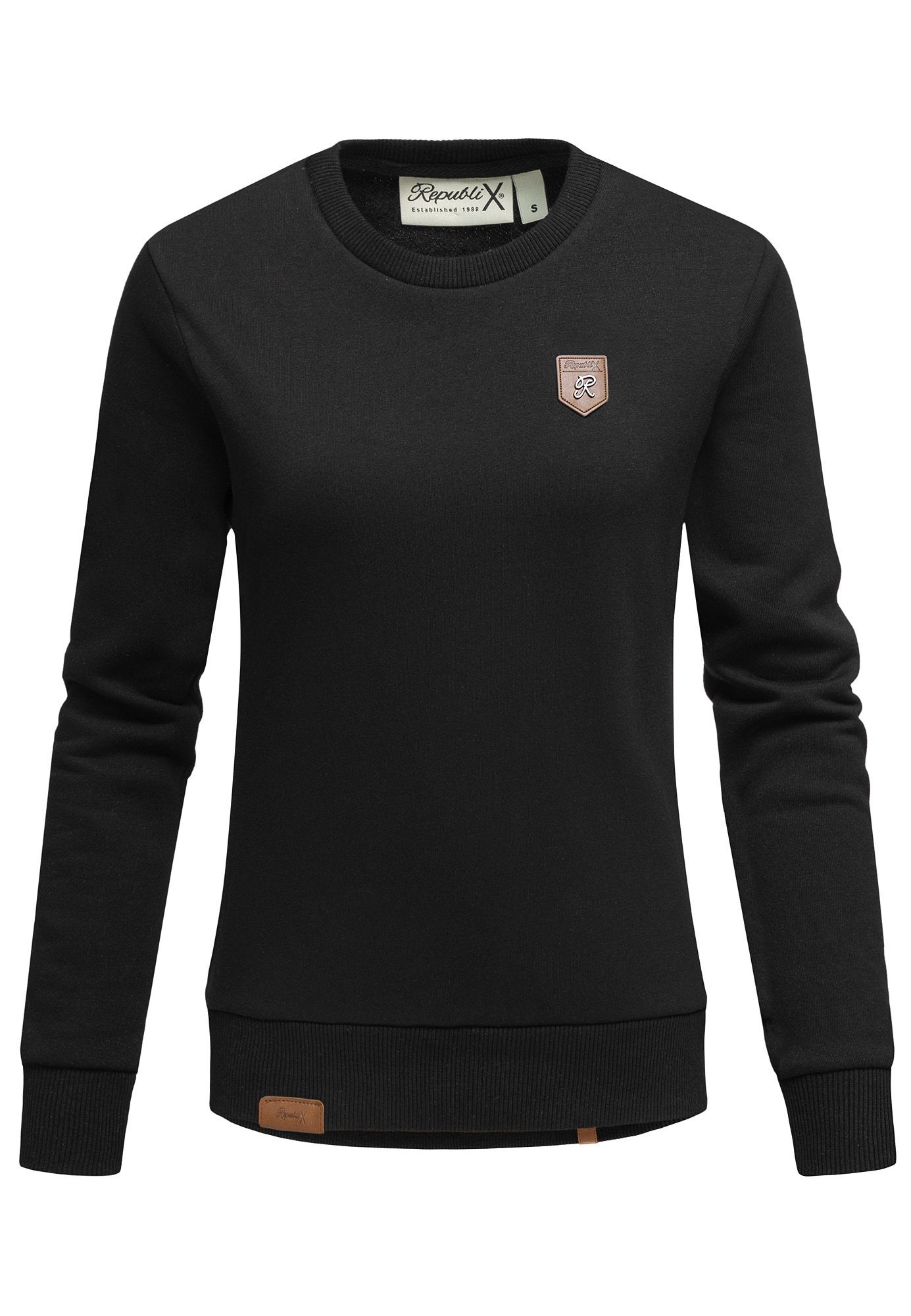 REPUBLIX Sweatshirt CASSY Damen Kapuzenpullover Sweatjacke Pullover Hoodie günstig online kaufen