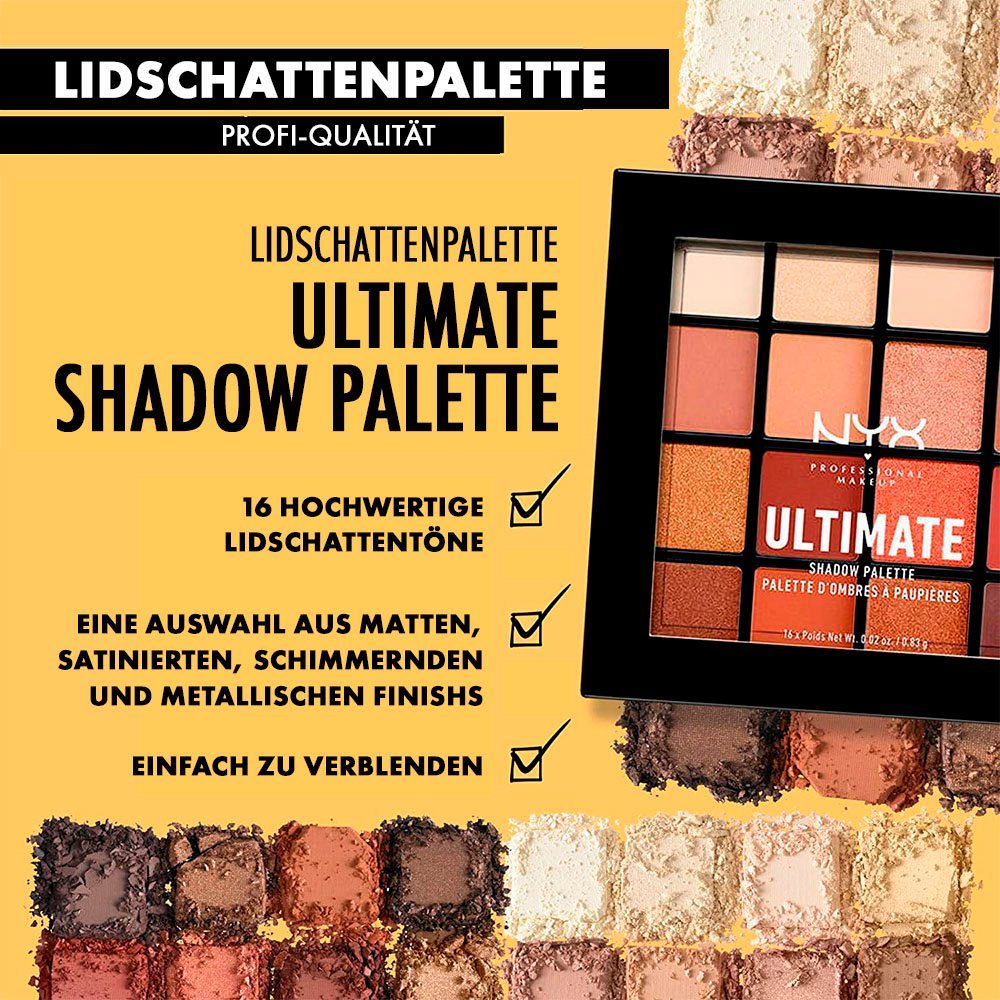 Palette NYX Ultimate Lidschatten Makeup Professional Shadow