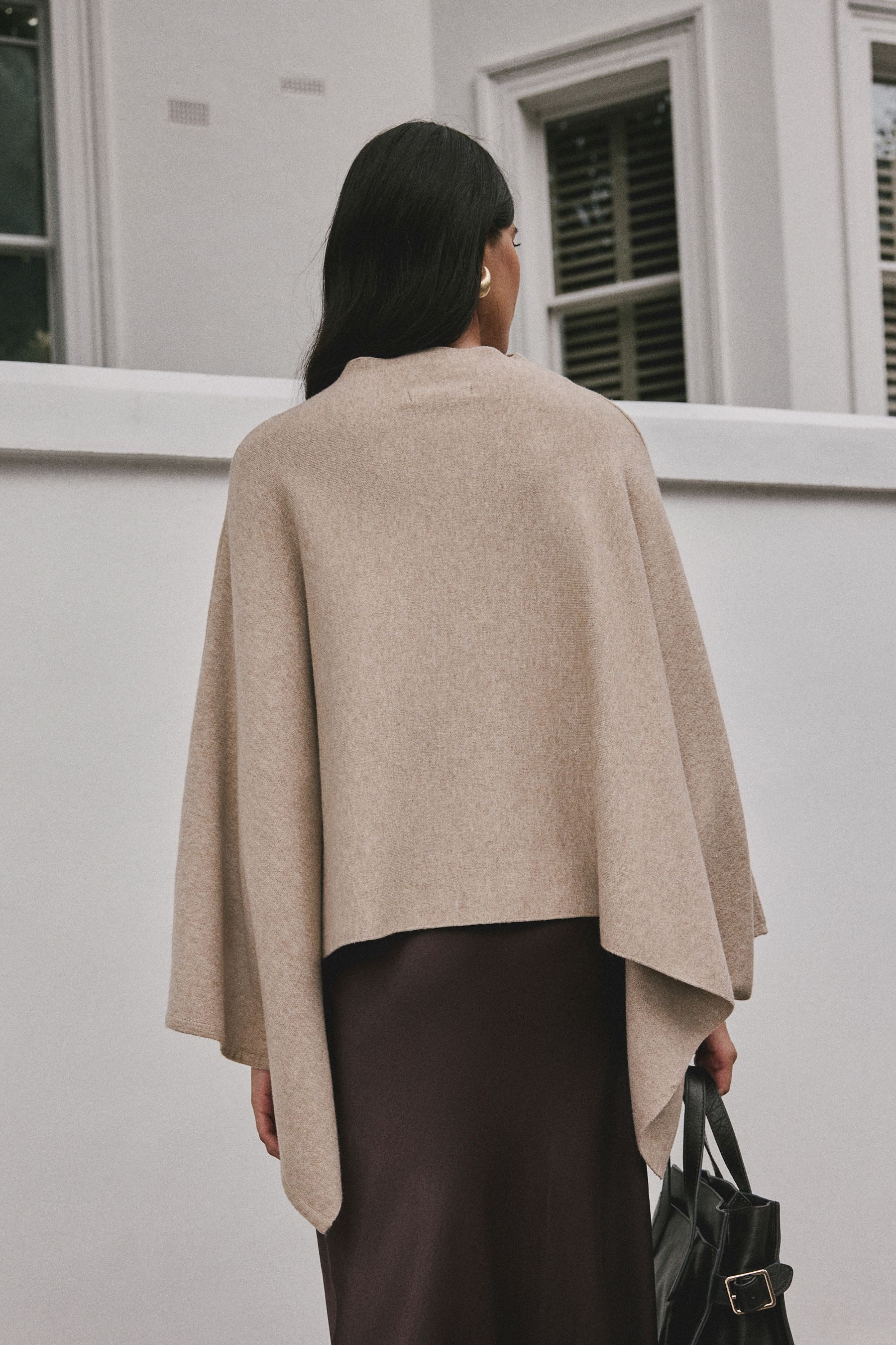 Next Strickponcho Feinstrickcape/Poncho (1-tlg)