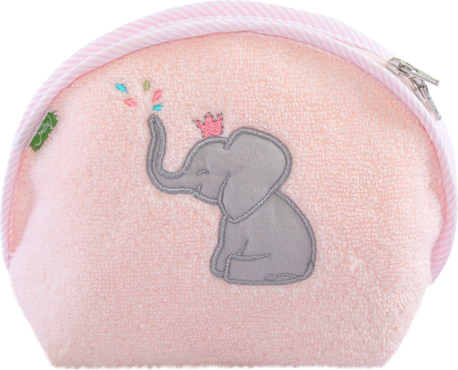 Smithy Kulturbeutel Waschtasche Elefant, (1-tlg) rosa