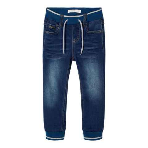 Name It 5-Pocket-Jeans Name It Jungen Stretch Baggy Jeans mit Kordelzug