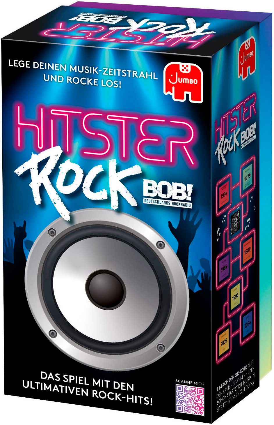 Jumbo Spiele Spiel Hitster Rock, Familienspiel