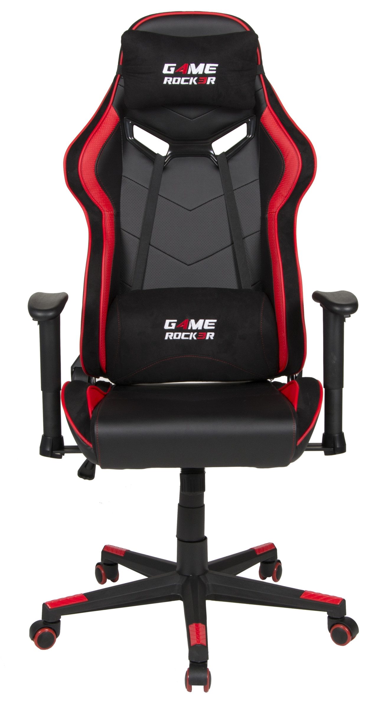 Duo Collection Gaming-Stuhl Game-Rocker, in schwarz / rot - 66x128x66cm (BxHxT)