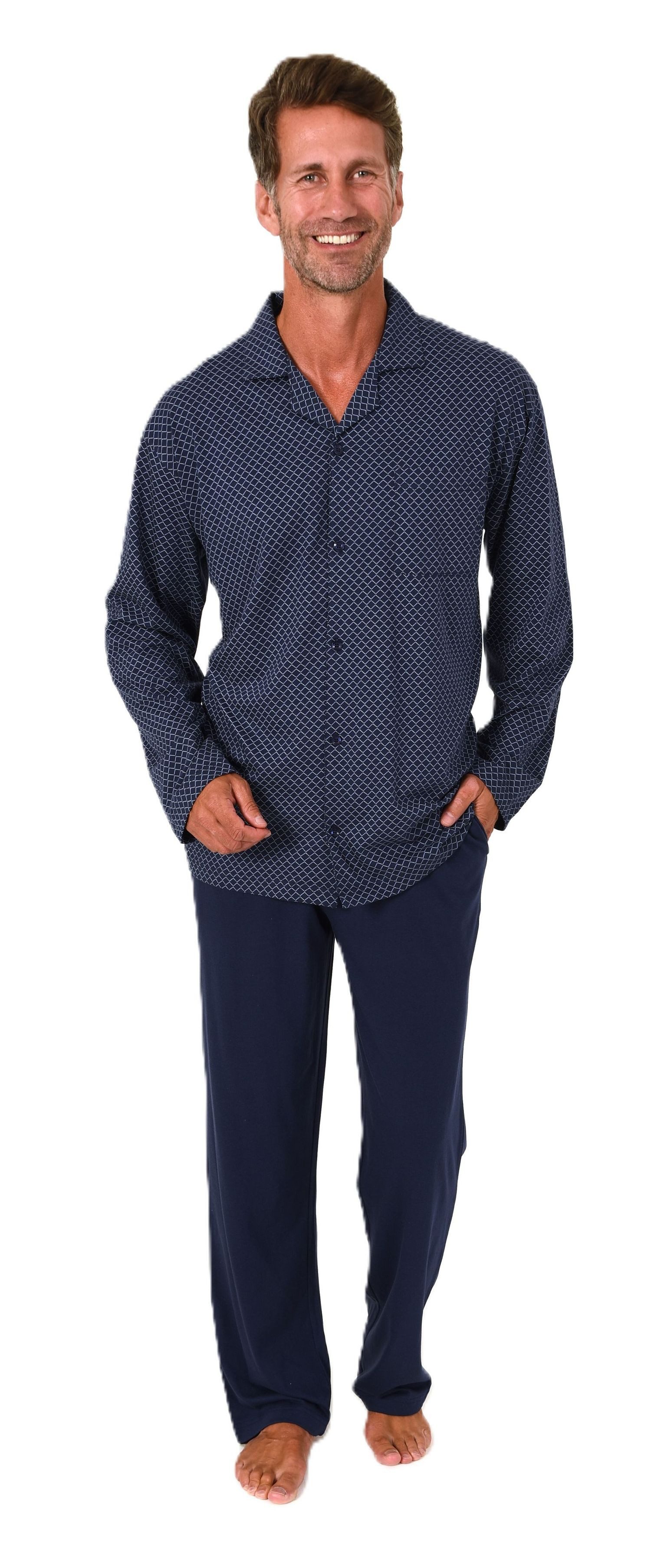 Normann Pyjama Normann Herren Langarm Pyjama günstig online kaufen