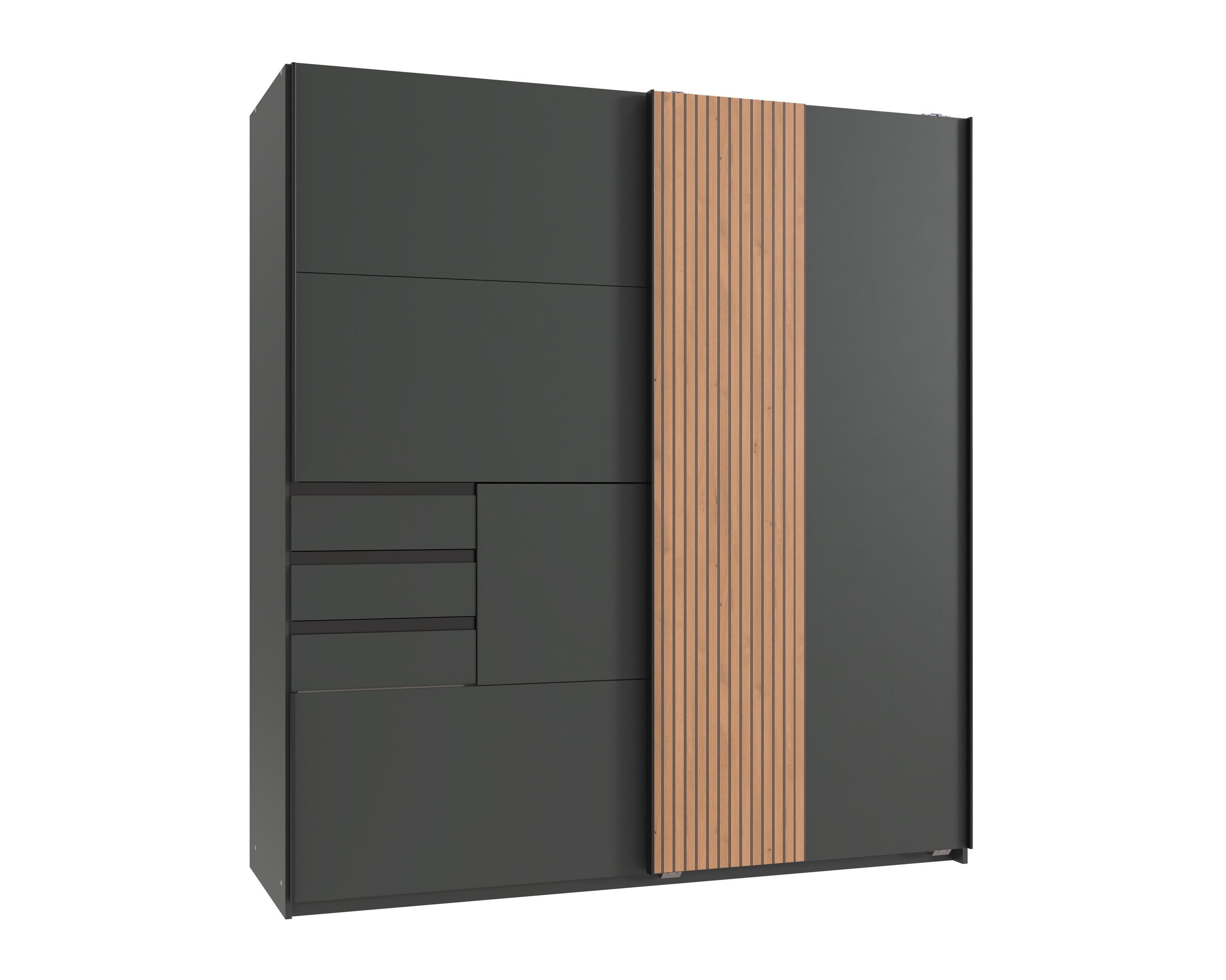 Wimex Schwebetürenschrank "Coburg, Kleiderschrank Made in Germany", mit Aku günstig online kaufen