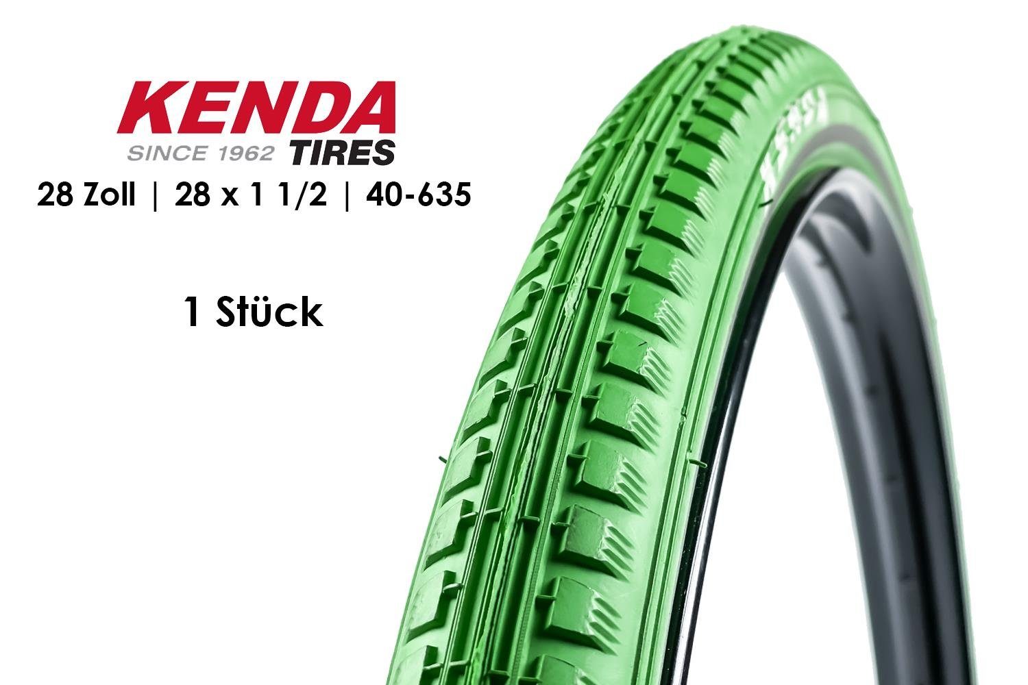 KENDA Fahrradreifen 28 Zoll KENDA Fahrrad Шины 40-635 Holland City 28 x 1 1/2 REFLEX