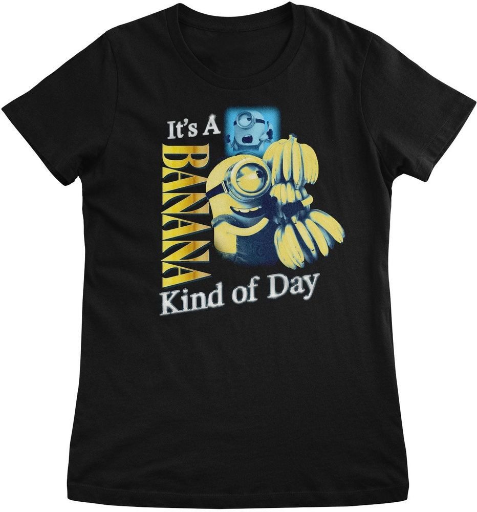 Minions T-Shirt It's A Banana Kind Of Day Girly Tee