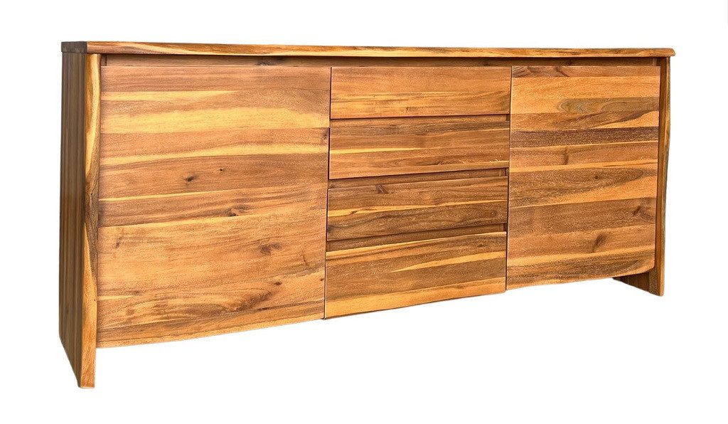Main Möbel Anrichte Sideboard 191x85cm 'Dakar' Akazie massiv lackiert