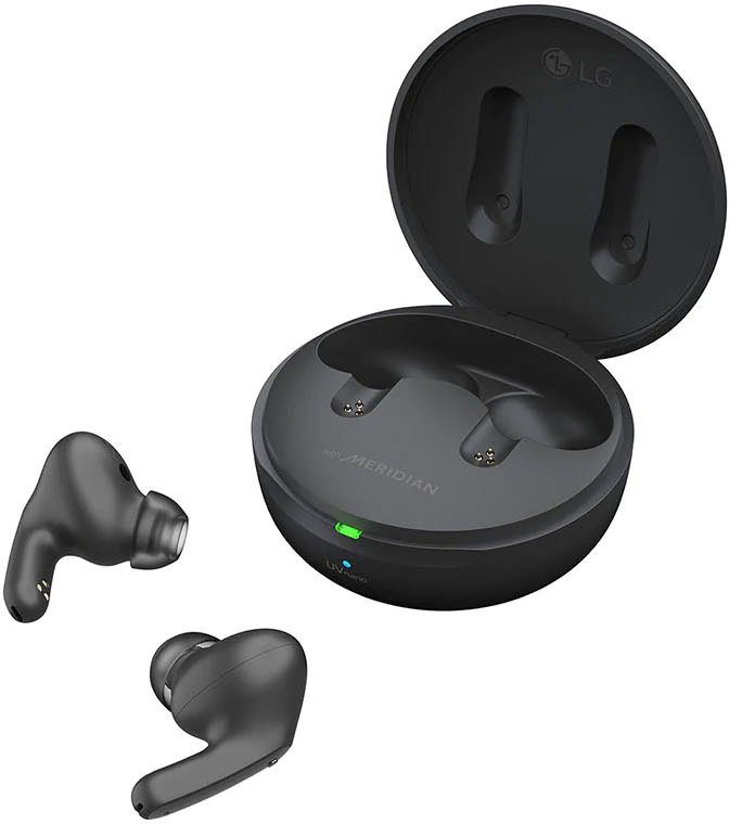 LG TONE Free Noise Bluetooth) DFP8 (ANC), schwarz (Active Cancelling In-Ear-Kopfhörer