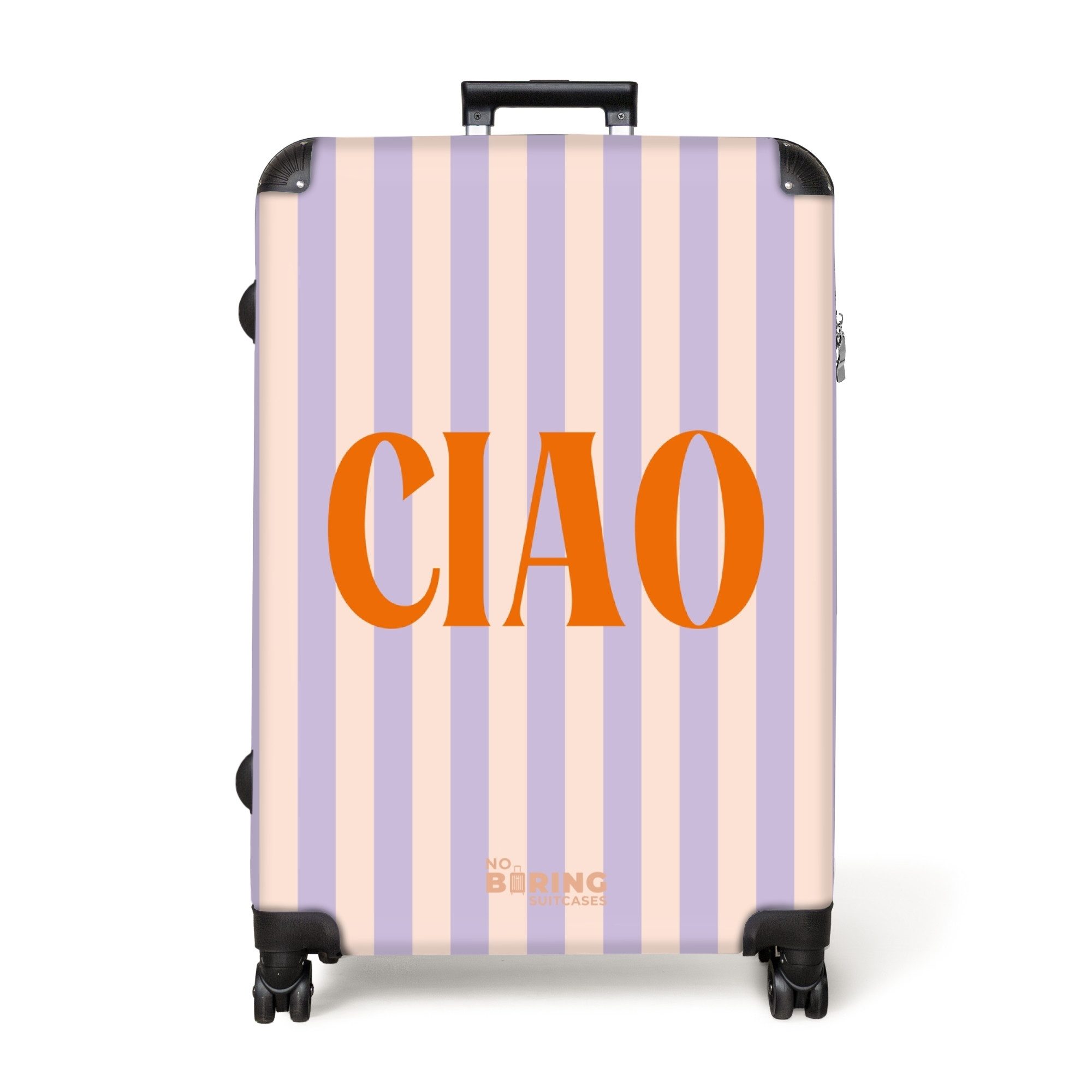 NoBoringSuitcases.com© Hartschalen-Trolley Das Zitat "ciao" in günstig online kaufen