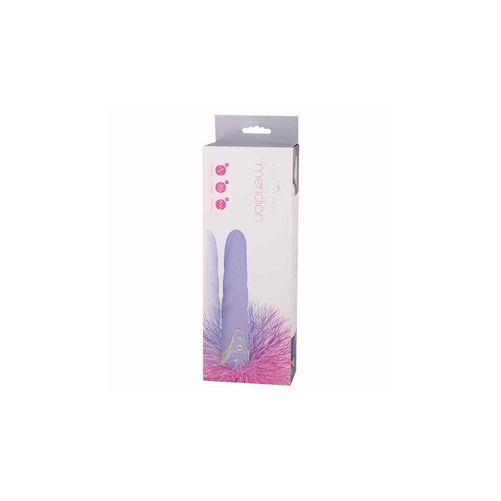 Vibe Therapy leicht Vibe gebogene Therapy Meridian Vibrator Spitze Purple,