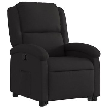 vidaXL Sessel Relaxsessel mit Aufstehhilfe Schwarz Stoff (1-St)