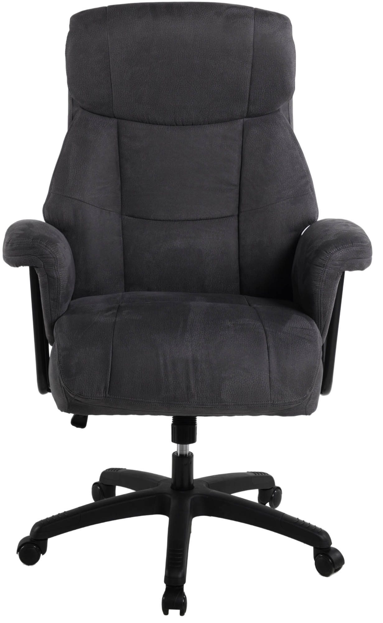 Duo Collection Chefsessel Mauro, 150kg, Taschenfederkern, anthrazit, Mikrofaser - 73x114x73cm (BxHxT)
