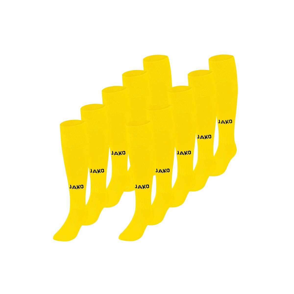 Jako Basicsocken 3814 Stutzenstrumpf Glasgow 2.0 10er Pack (Pack, 10-Paar, 10er Stück)