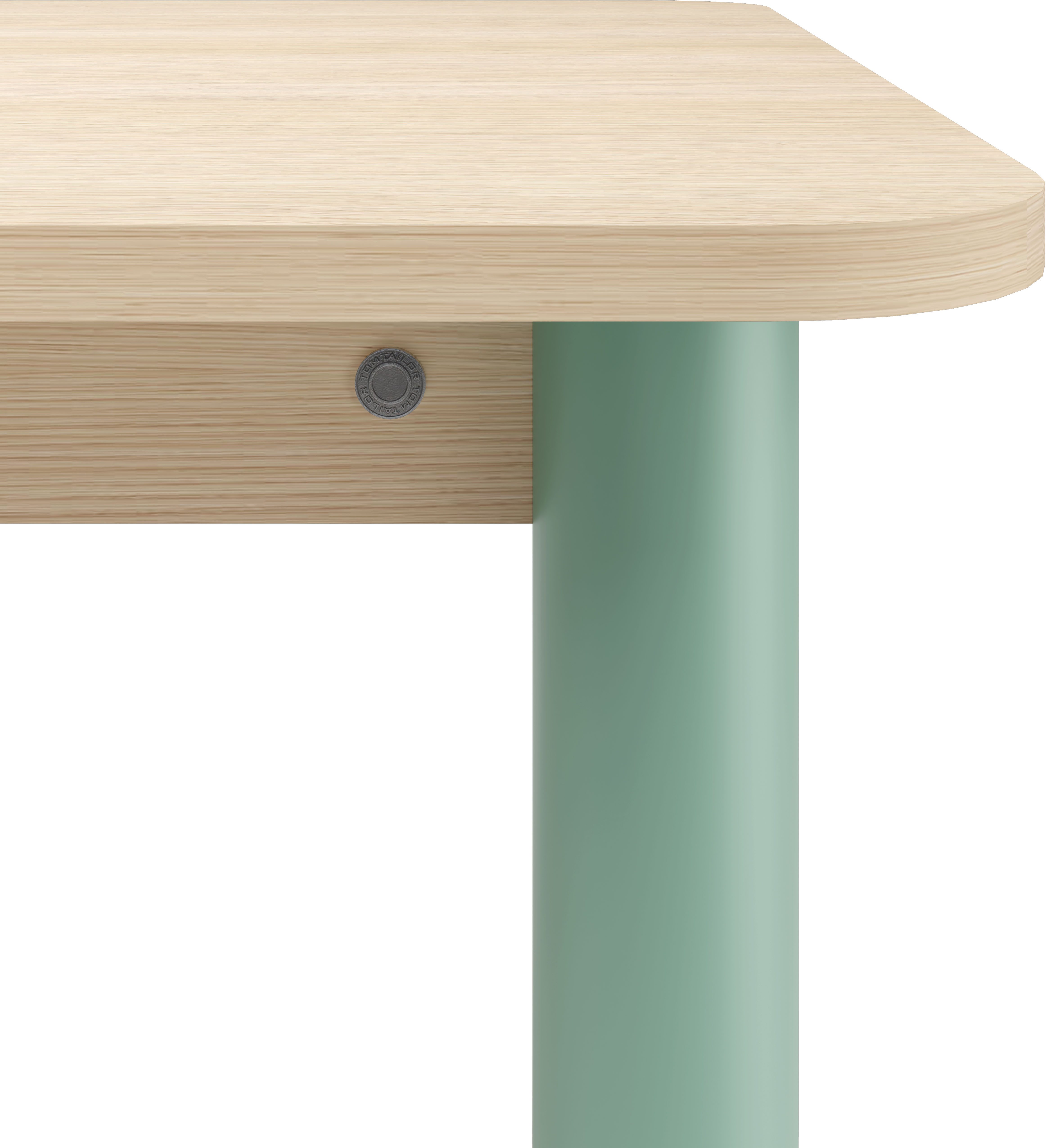 TOM TAILOR HOME Esstisch COLOR TABLE (1-St), Esstisch, 4-Fuß, 3 Größen, 3 Dekorfarben, 4 Fußfarben, ABS-Kante