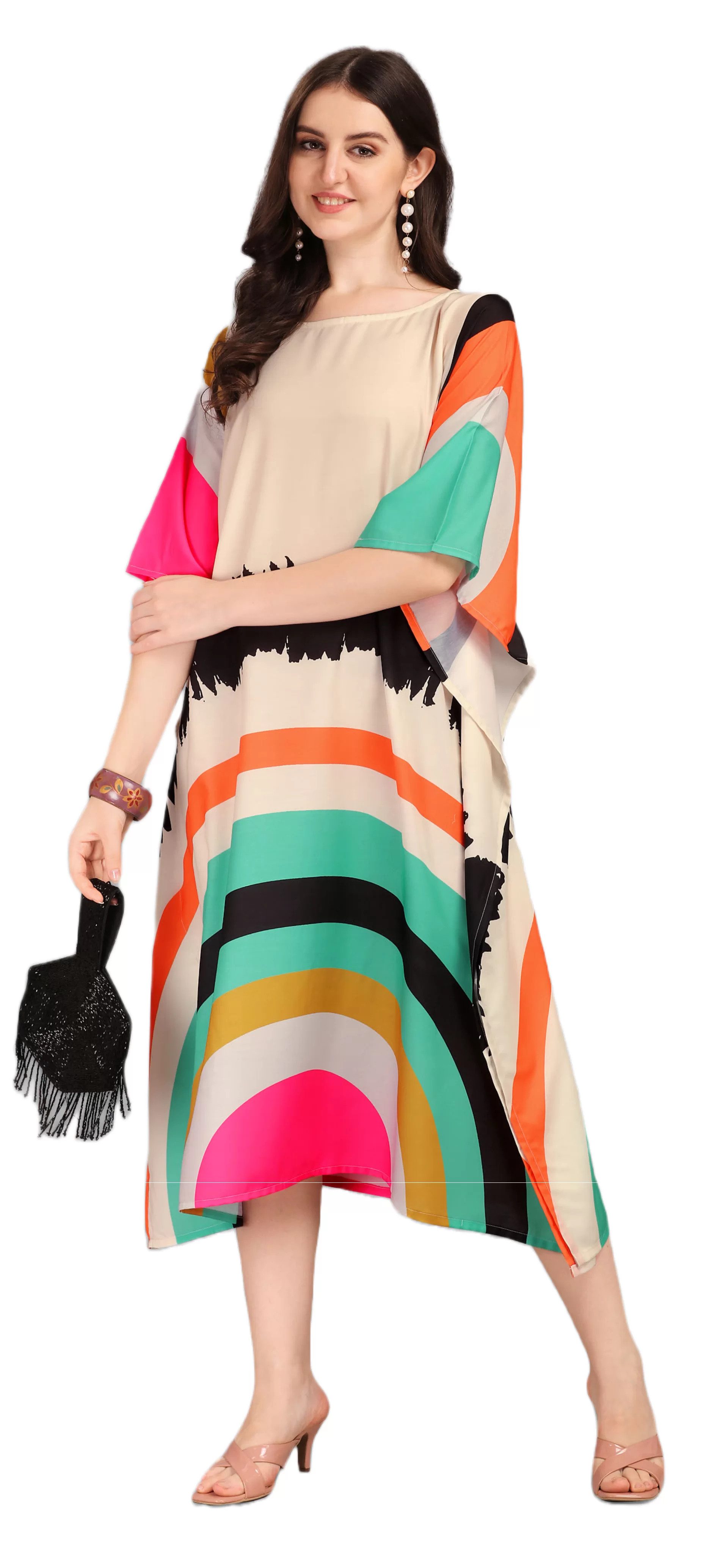 PfauGermany Kaftan DIGIGRAPH Digital Printed Kaftaan