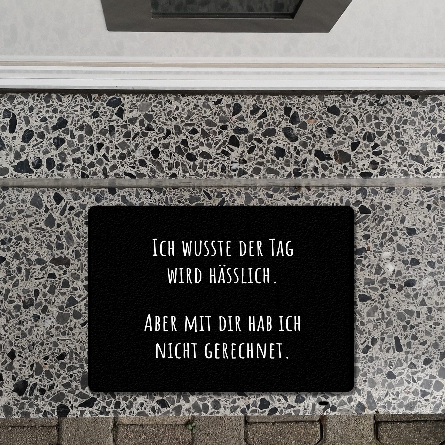 speecheese Fußmatte Ich wusste der Tag günstig online kaufen