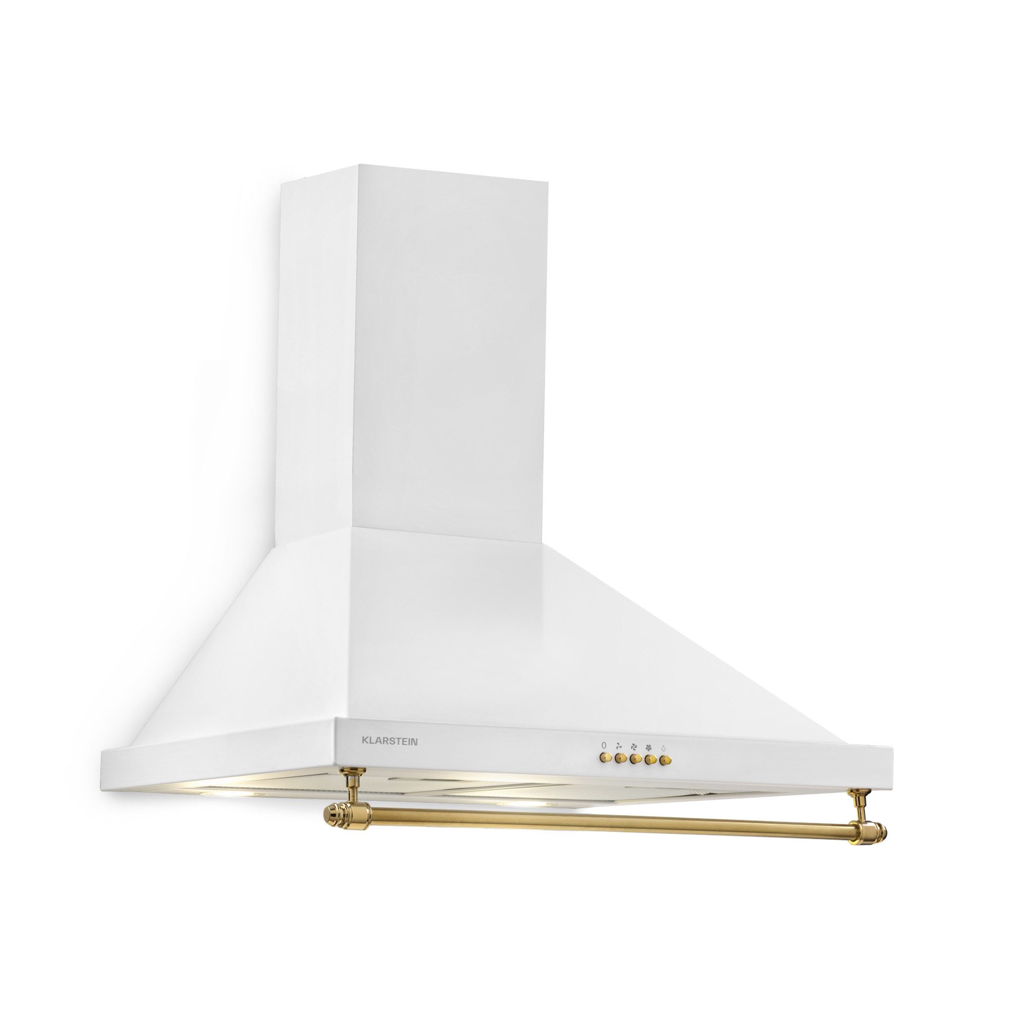 Klarstein Deckenhaube Montblanc 60 Montblanc 60, Dunstabzugshaube 610m³/h 165W 2x1,5W LED Reling