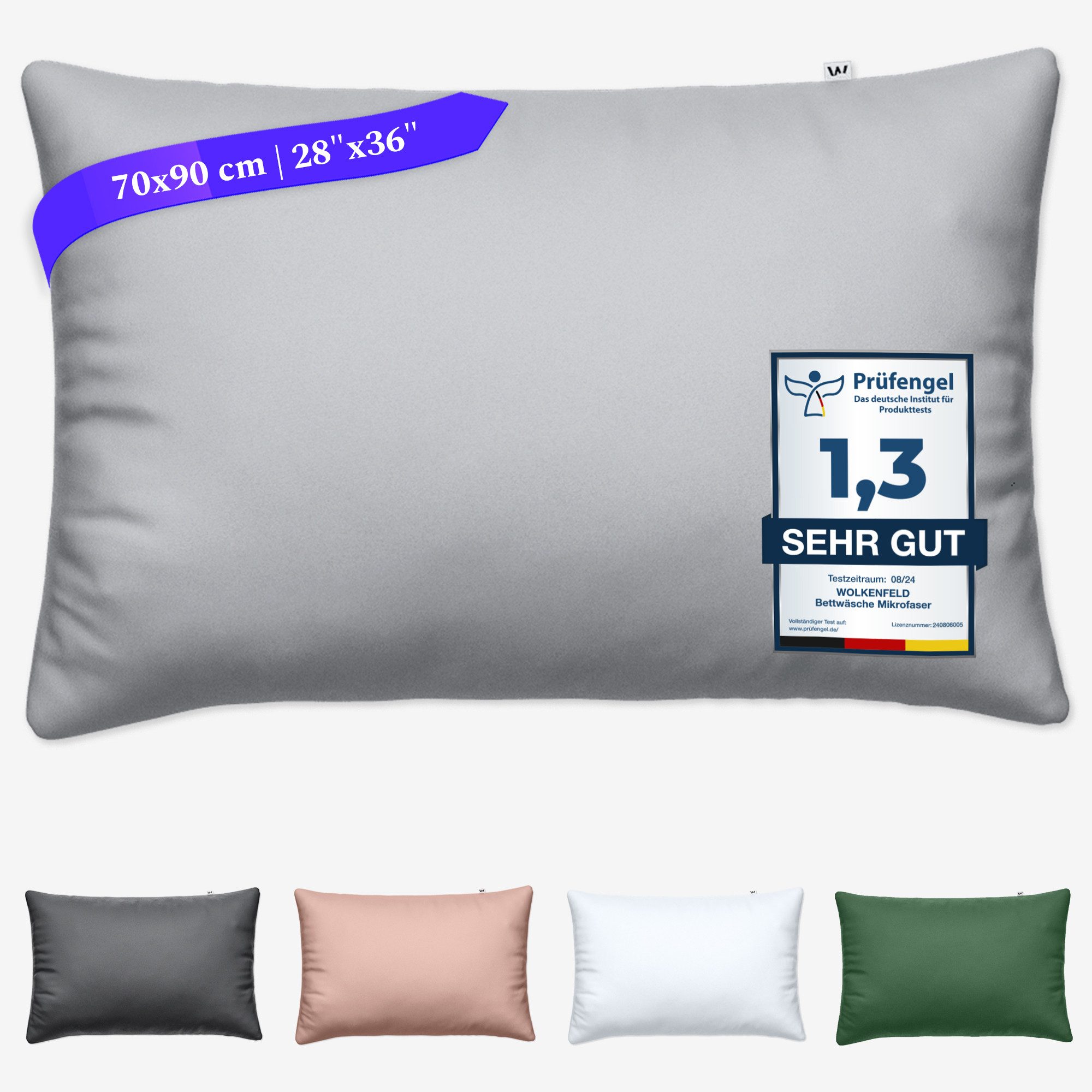 Wolkenfeld Kissenbezug Mikrofaser Kissenbezug - Allergiker günstig online kaufen