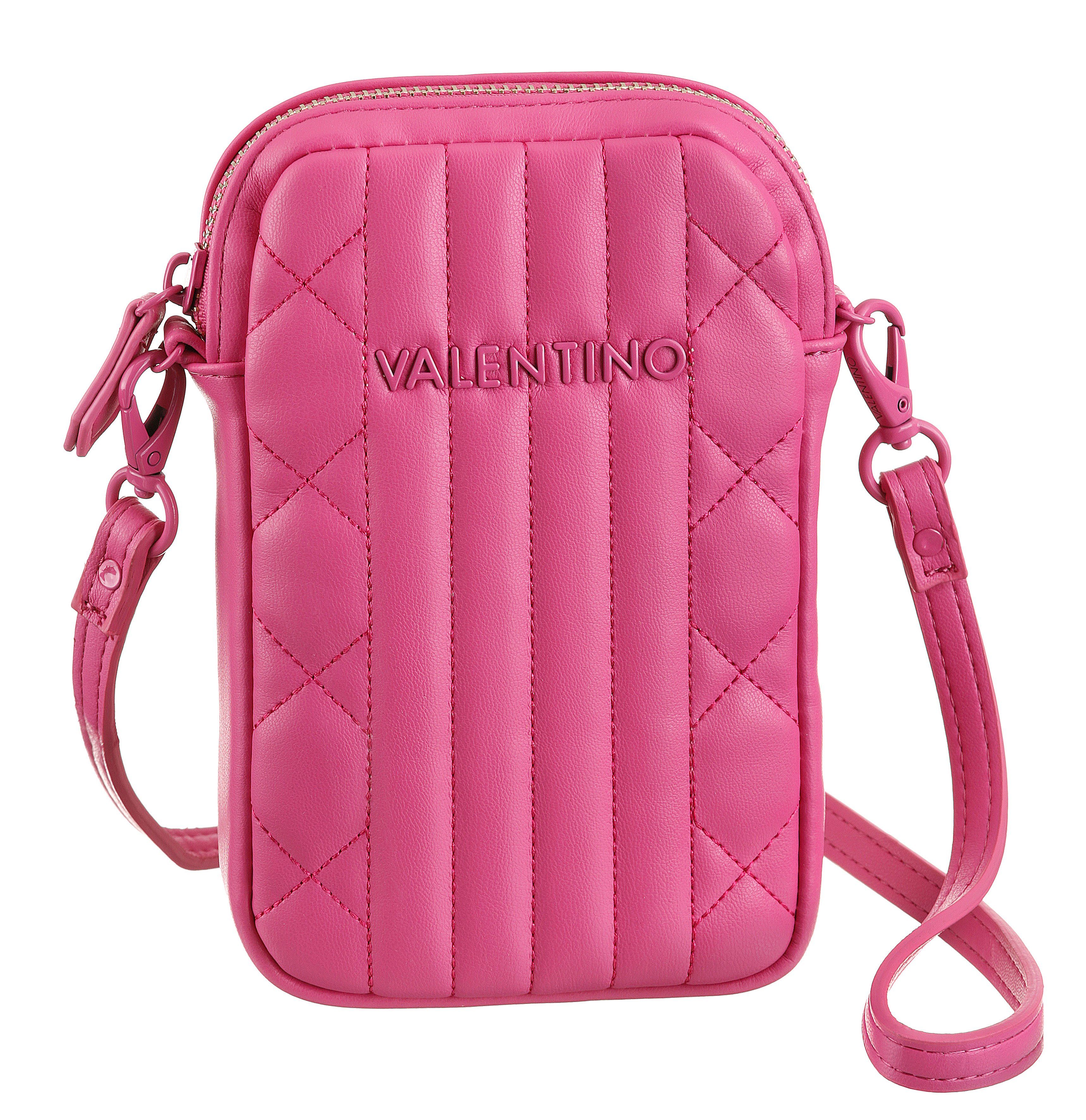 Damen Alle Damentaschen VALENTINO BAGS Handytasche, mit modischer Steppung