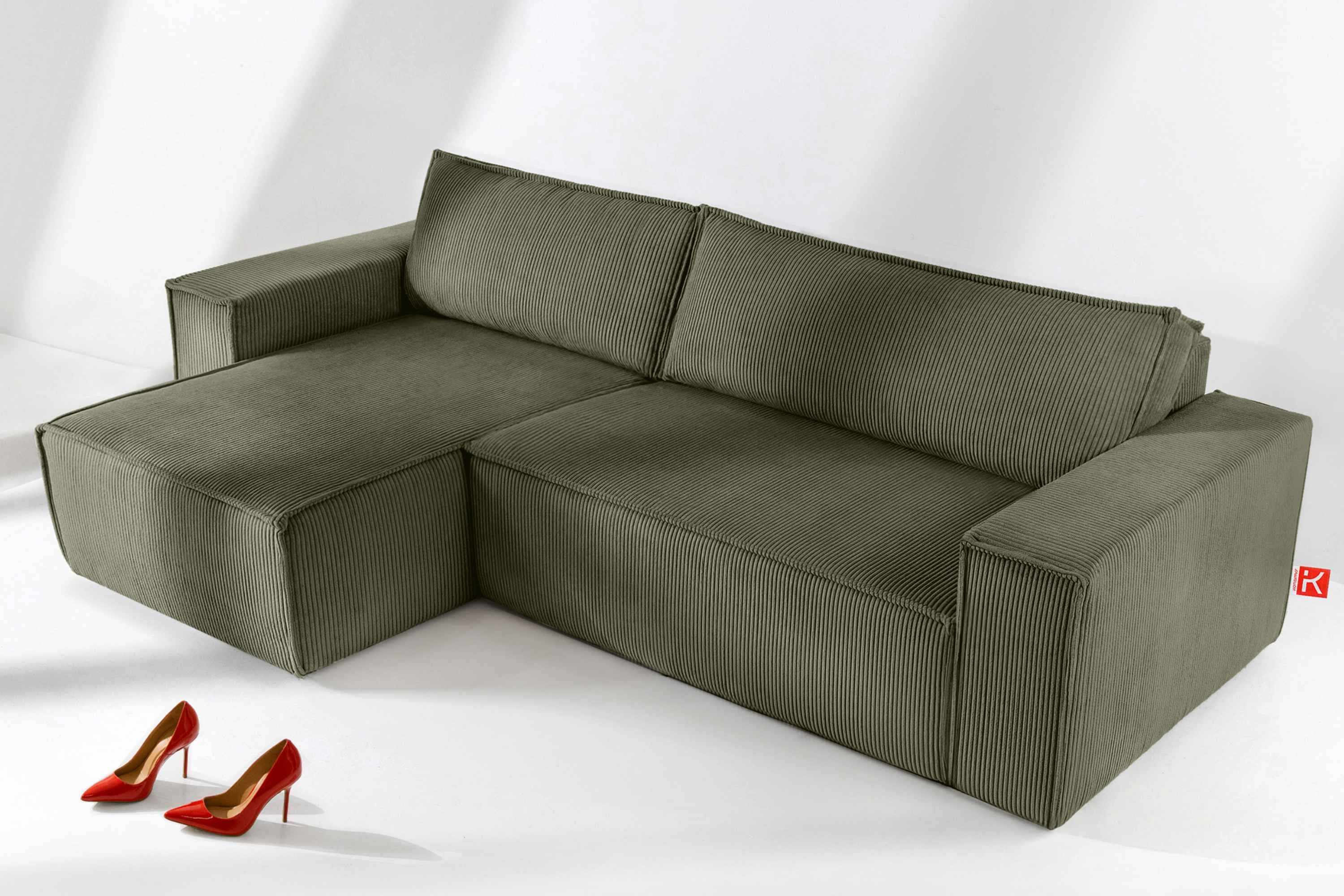 KONSIMO® Ecksofa NAPI Universal-Ecksofa links oder rechts, beidseitig, herg günstig online kaufen