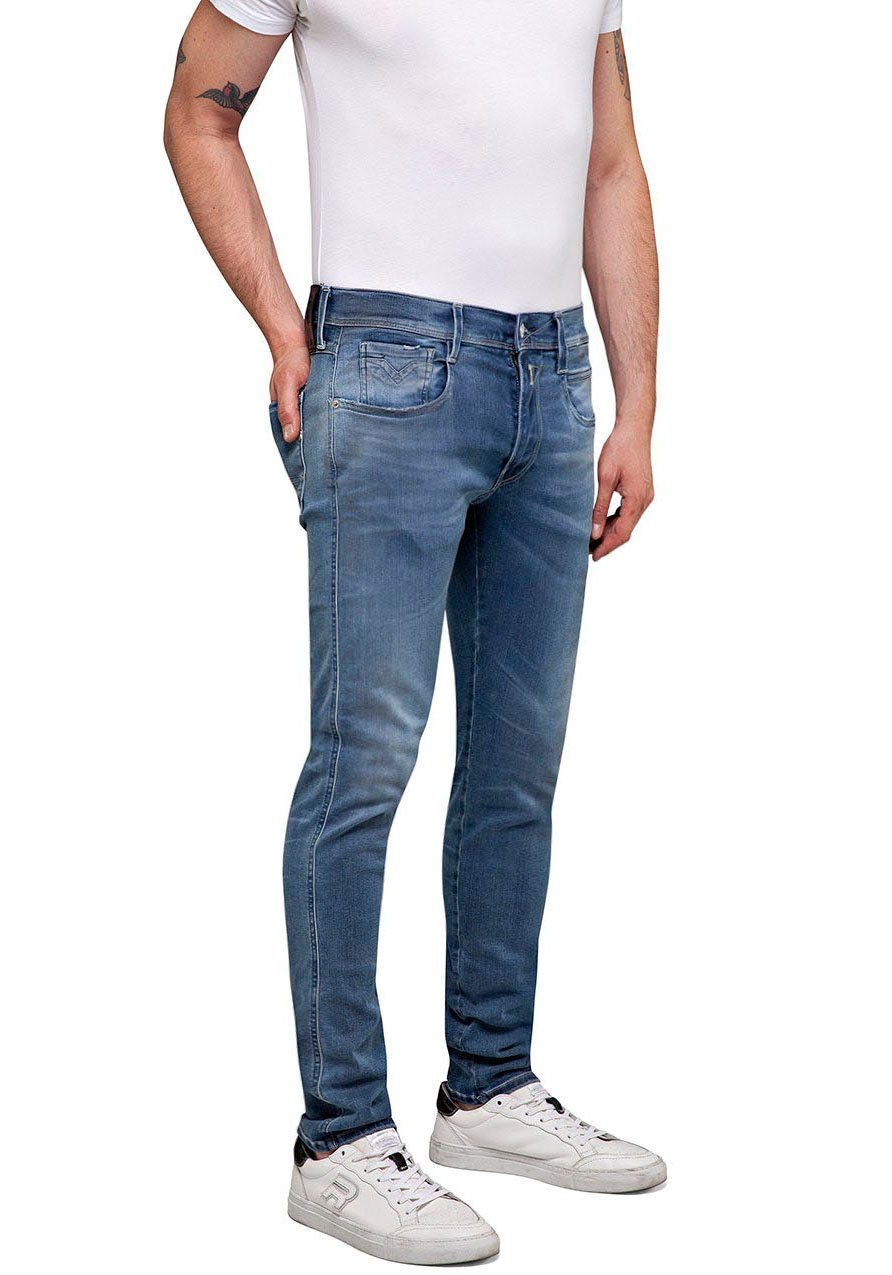 Replay Slim-fit-Jeans ANBASS HYPERFLEX BIO mit Stretch-Anteil