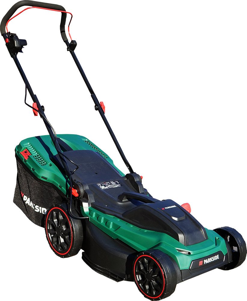 Parkside Elektrorasenmäher PERM 1800 Elektro Rasenmäher - 1800 Watt, 44 cm Schnittbreite
