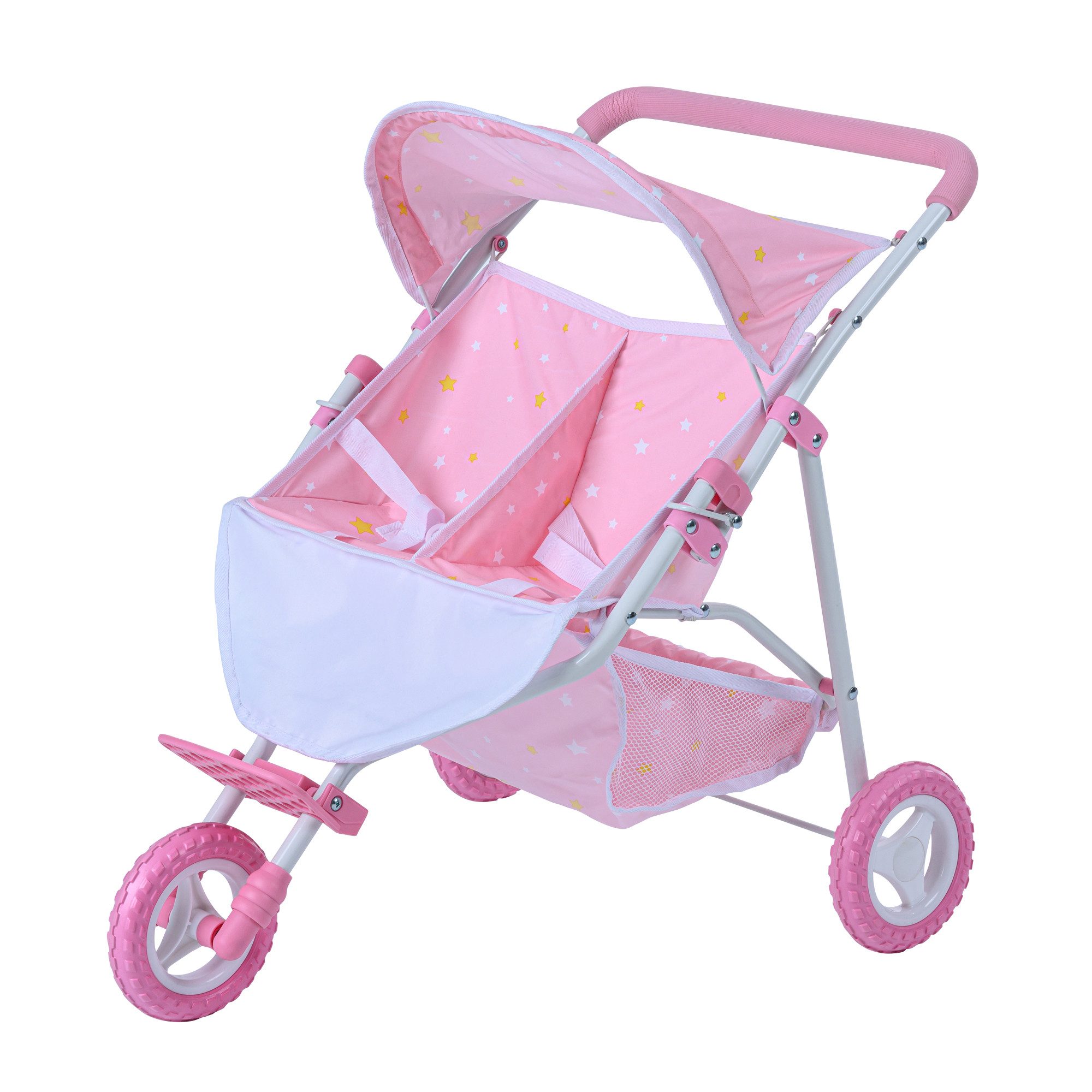 TEAMSON™ KIDS    Puppenwagen Puppenwagen Twinkle Stars pink kompakt