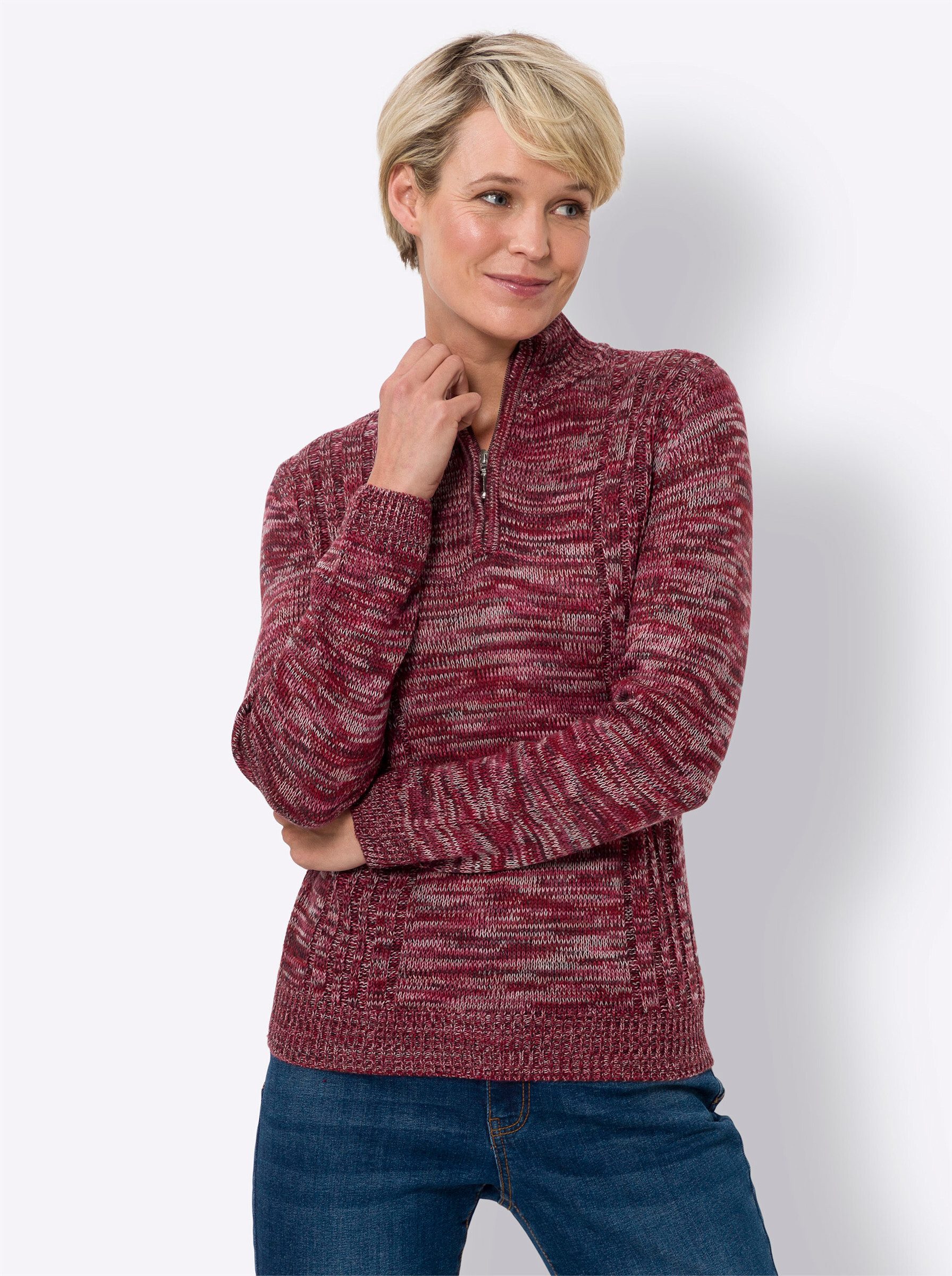 Strickpullover Langarm-Pullover