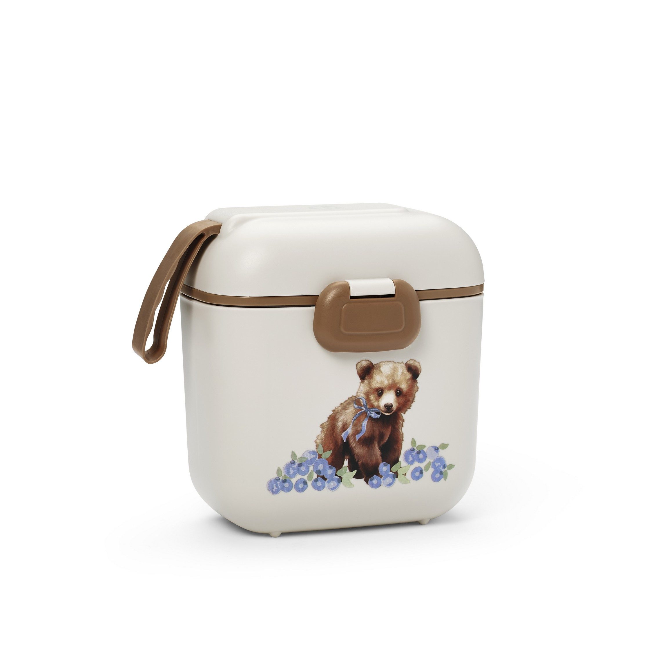 Elodie Lunchbox Elodie Details - Brotdose - Blueberry Bliss Billy - 14x15x11 cm, Kunststoff, (Gabel im Deckel, Drei Behälter)