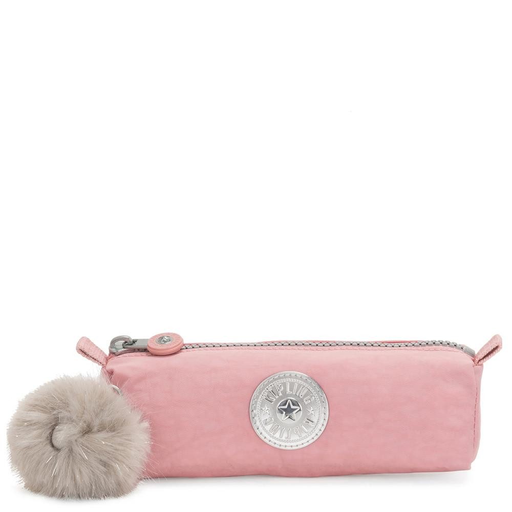 KIPLING Federmäppchen FREEDOM, Stifteetui & Kosmetiktasche aus Nylon, Bridal Rose (rosa)