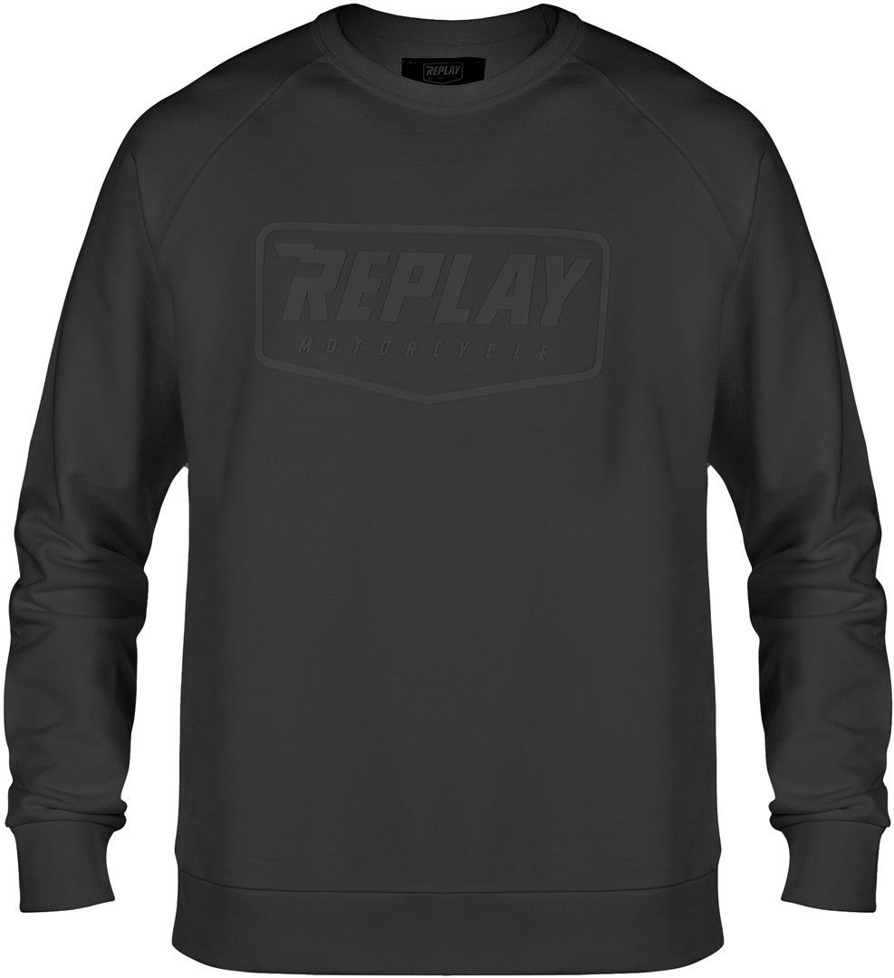 Sweater Replay Black Logo Kapuzenpullover
