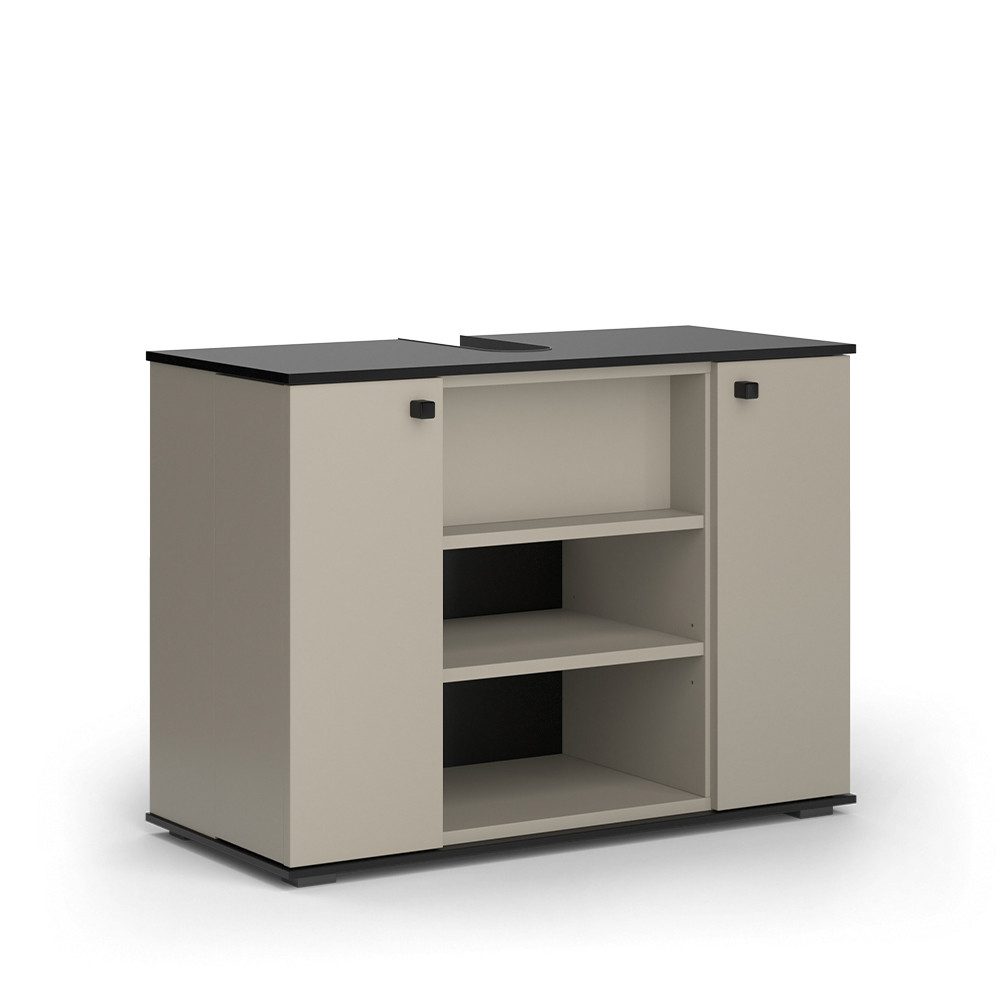 Vicco Waschbeckenunterschrank Joli Greige 80 x 59 cm mit 2 Türen günstig online kaufen