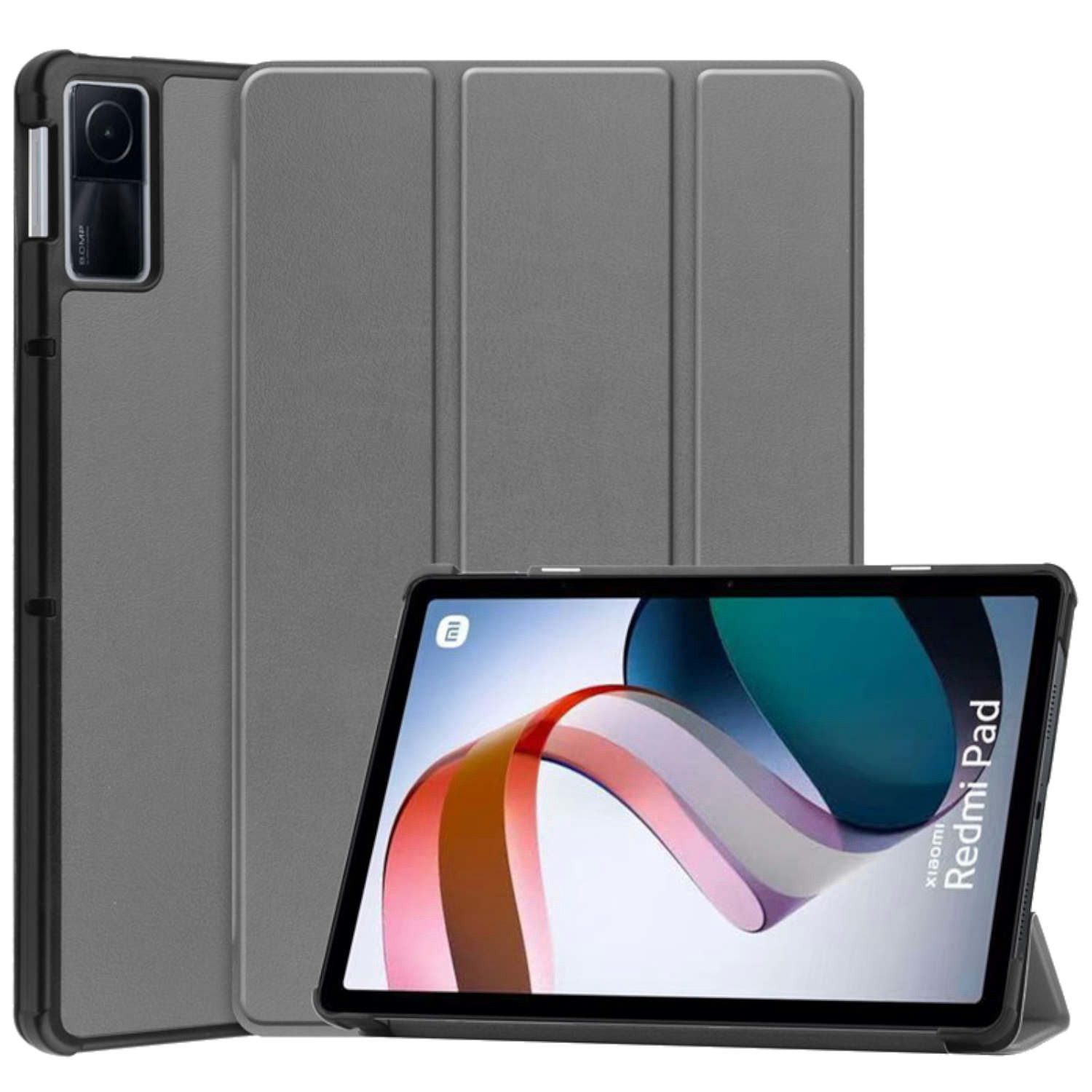 Wigento Tablet-Hülle Für Xiaomi Redmi Pad 10.6 Tablet Tasche 3 folt Wake UP Smart Cover