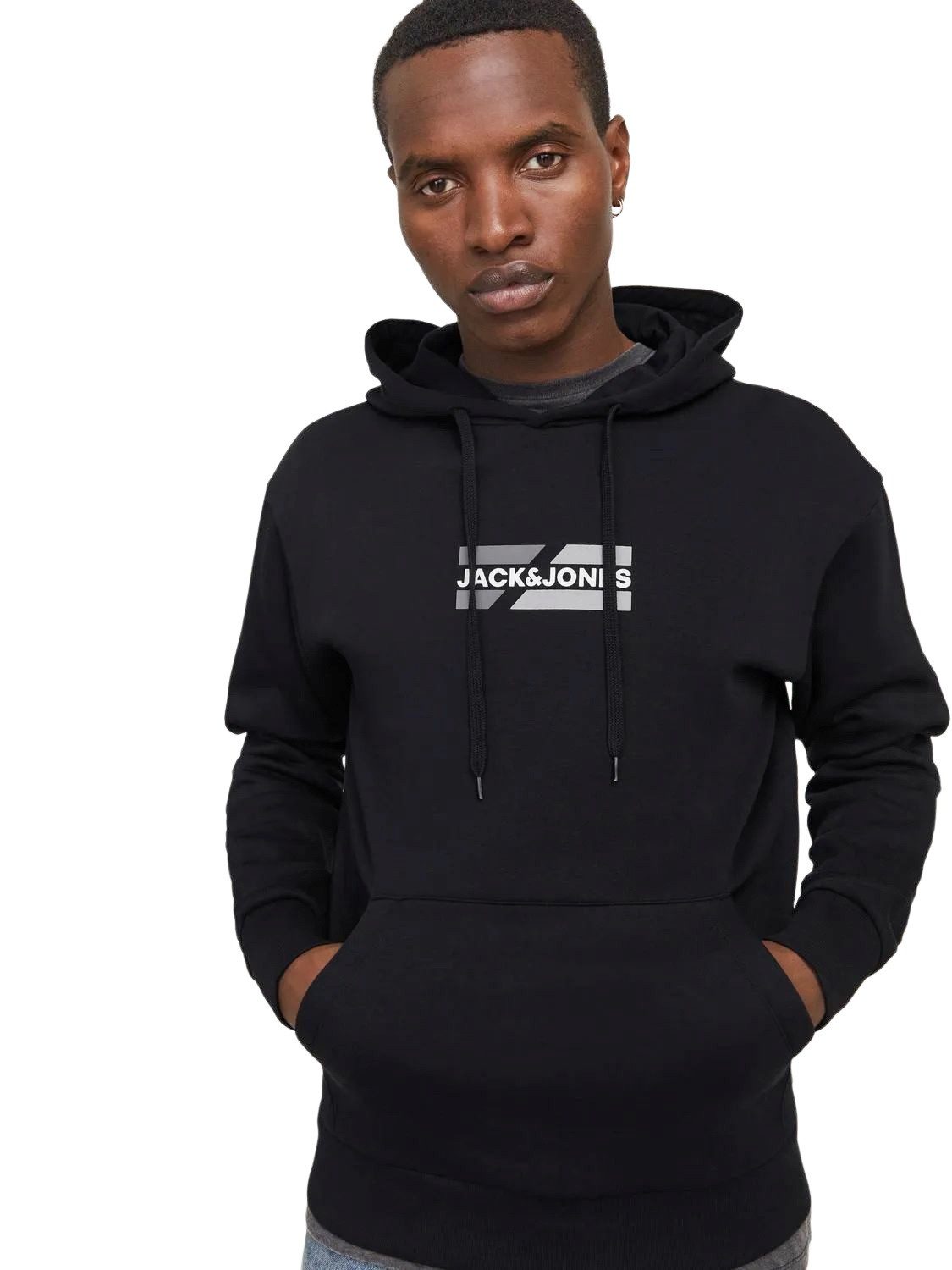 Jack & Jones Hoodie JJECORP GRAPHIC aus Baumwollmix