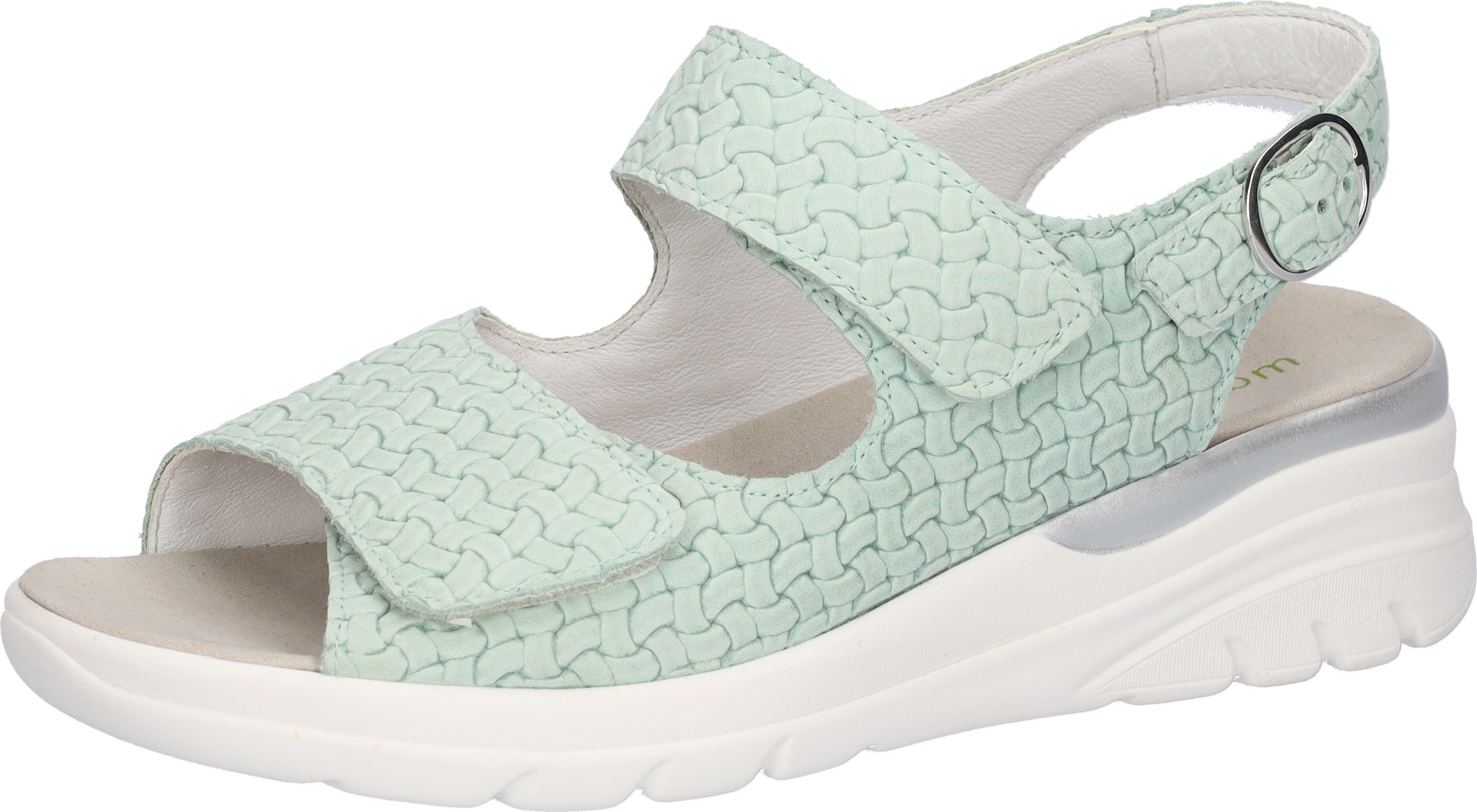 Waldläufer H-IVY Keilsandalette Sommerschuh, Klettsandale, Bequemschuh in Komfortweite H (sehr weit)