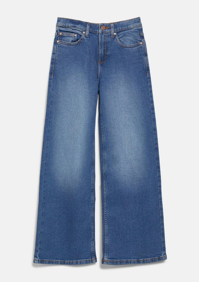 s.Oliver Weite Jeans Jeans-Hose WIDE LEG Jeans Wide Leg / Regular Fit / Mid Rise / Wide Leg