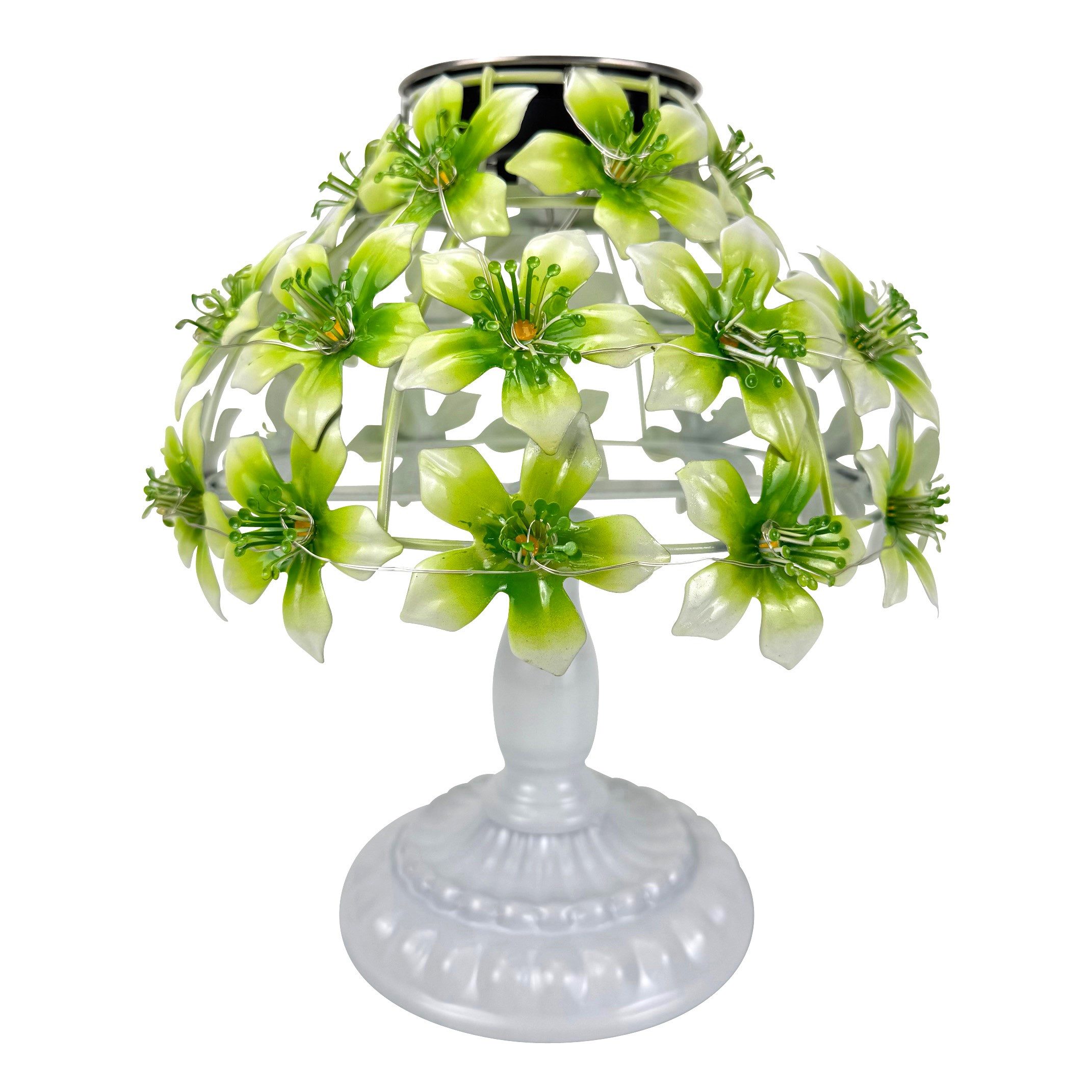 Online-Fuchs LED Außen-Tischleuchte - Solar Tischlampe kabellos mit 31 Hibi günstig online kaufen