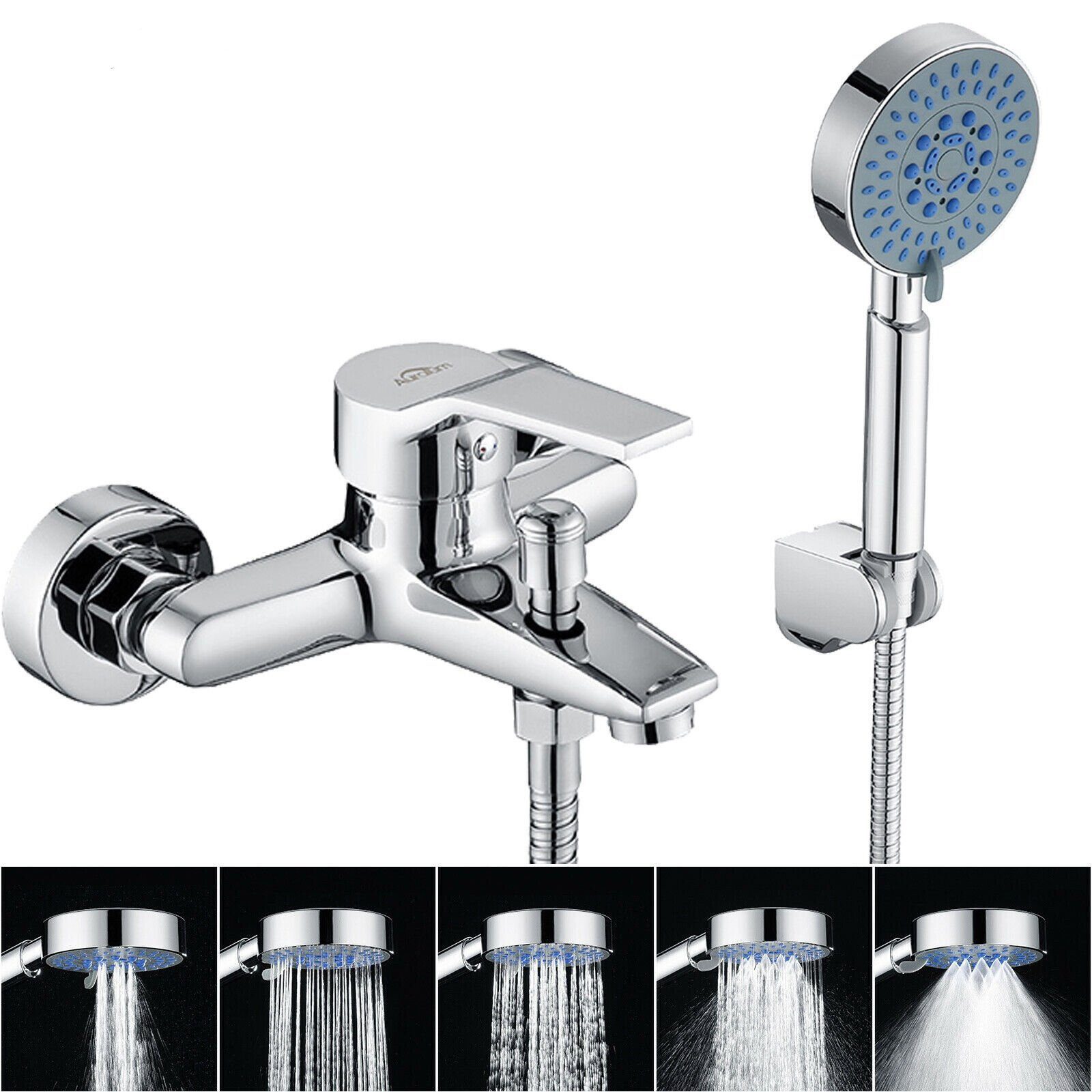 Auralum Max Brausegarnitur Badewannenarmatur Duscheset Wasserhahn günstig online kaufen