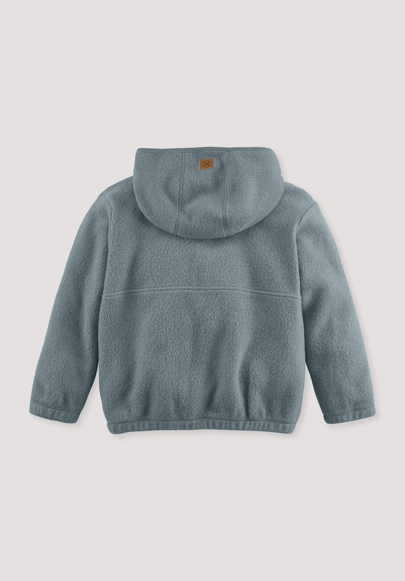 Hessnatur Fleecejacke aus reiner Bio-Baumwolle (1-St)