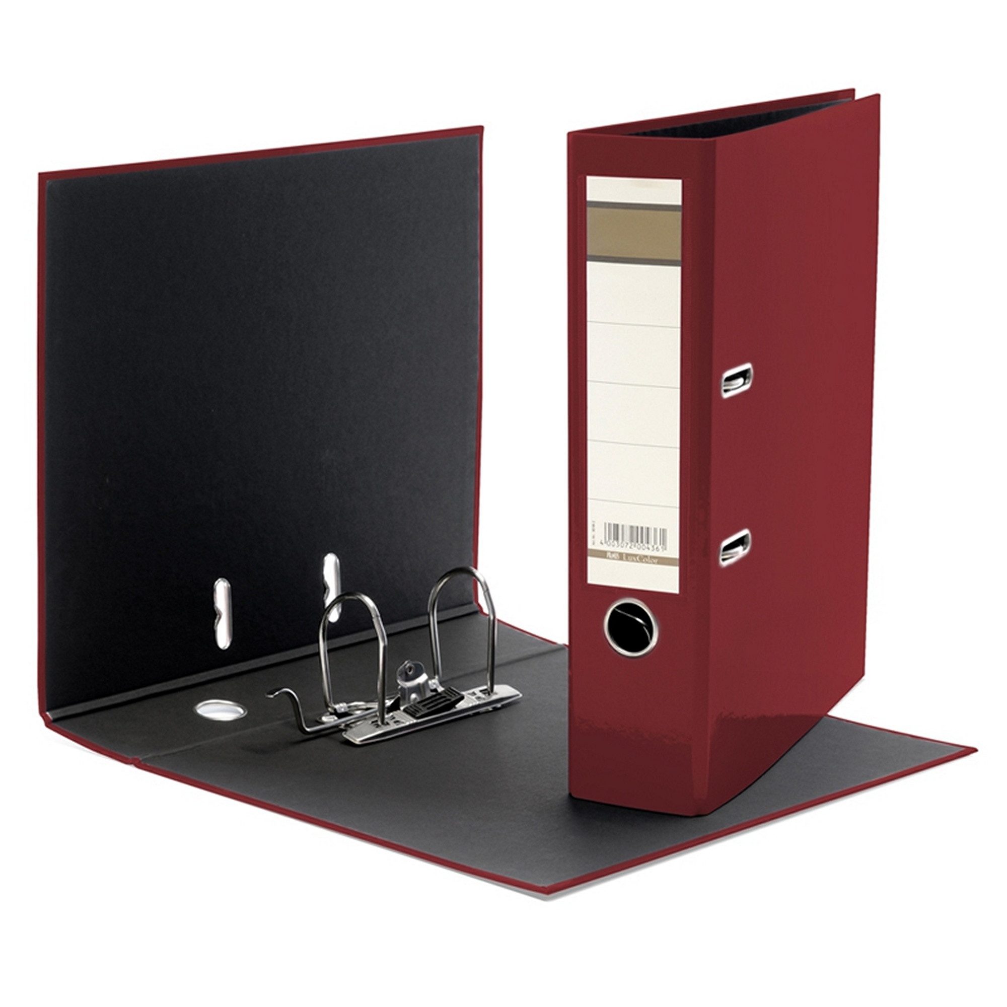 Primus Aktenordner Aktenordner / DIN A4 / 75mm breit / Farbe: bordeaux