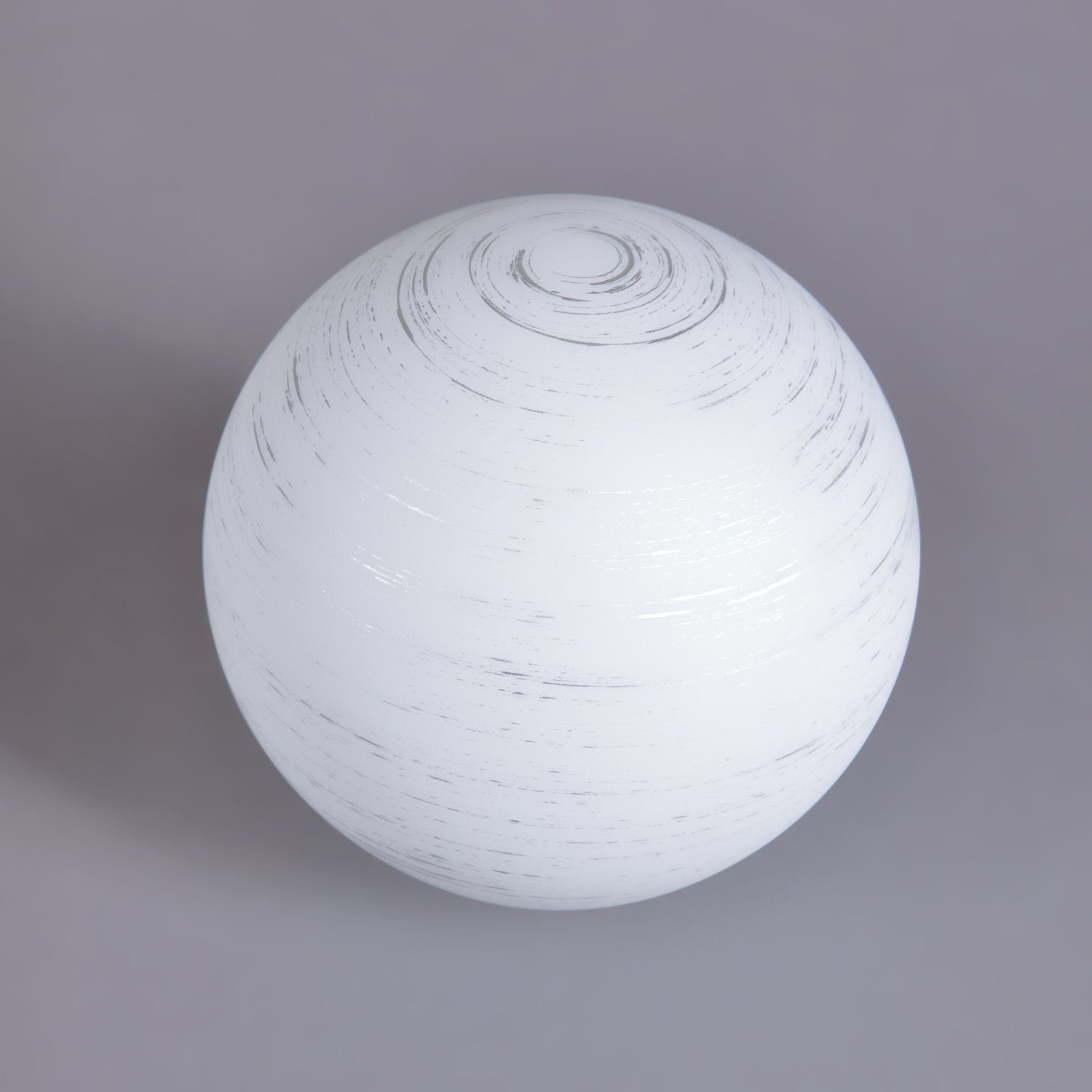 Home4Living Lampenschirm Kugelglas Ø 140mm Ersatzglas E14 Lampenglas mit Muster, Dekorativ