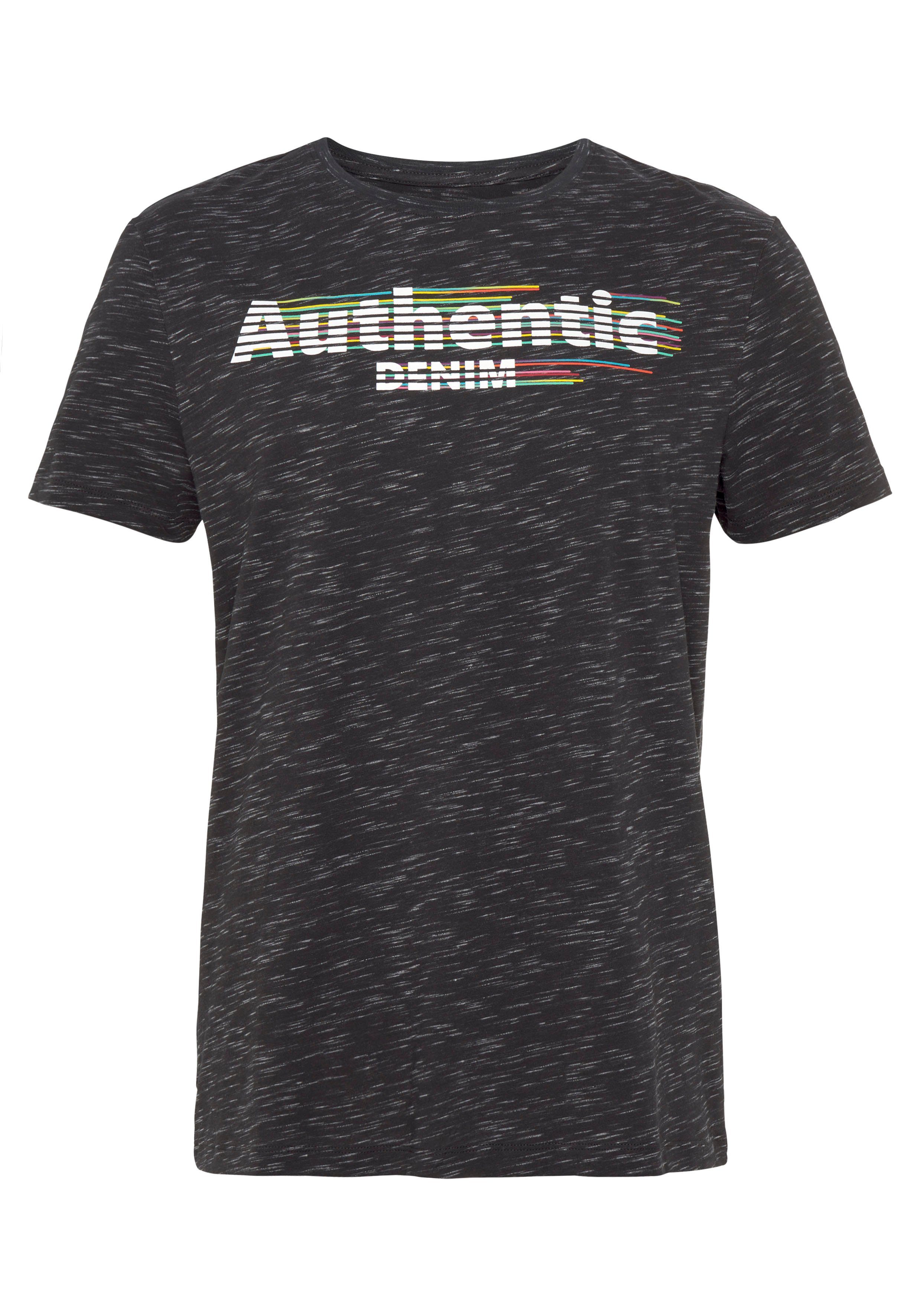 mit modischem anthrazit Logoprint T-Shirt AJC