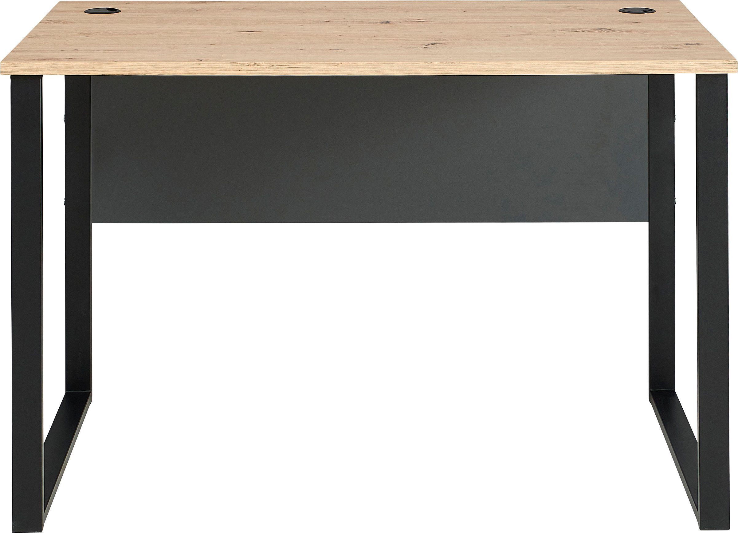 Innostyle Schreibtisch (1-St) schwarz matt