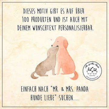 Sonnenschutz Hunde Liebe - Weiß - Geschenk, Sonne, verliebt, Herz, Hundebesitzer, Mr. & Mrs. Panda, Seidenmatt, Faltbar & Praktisch