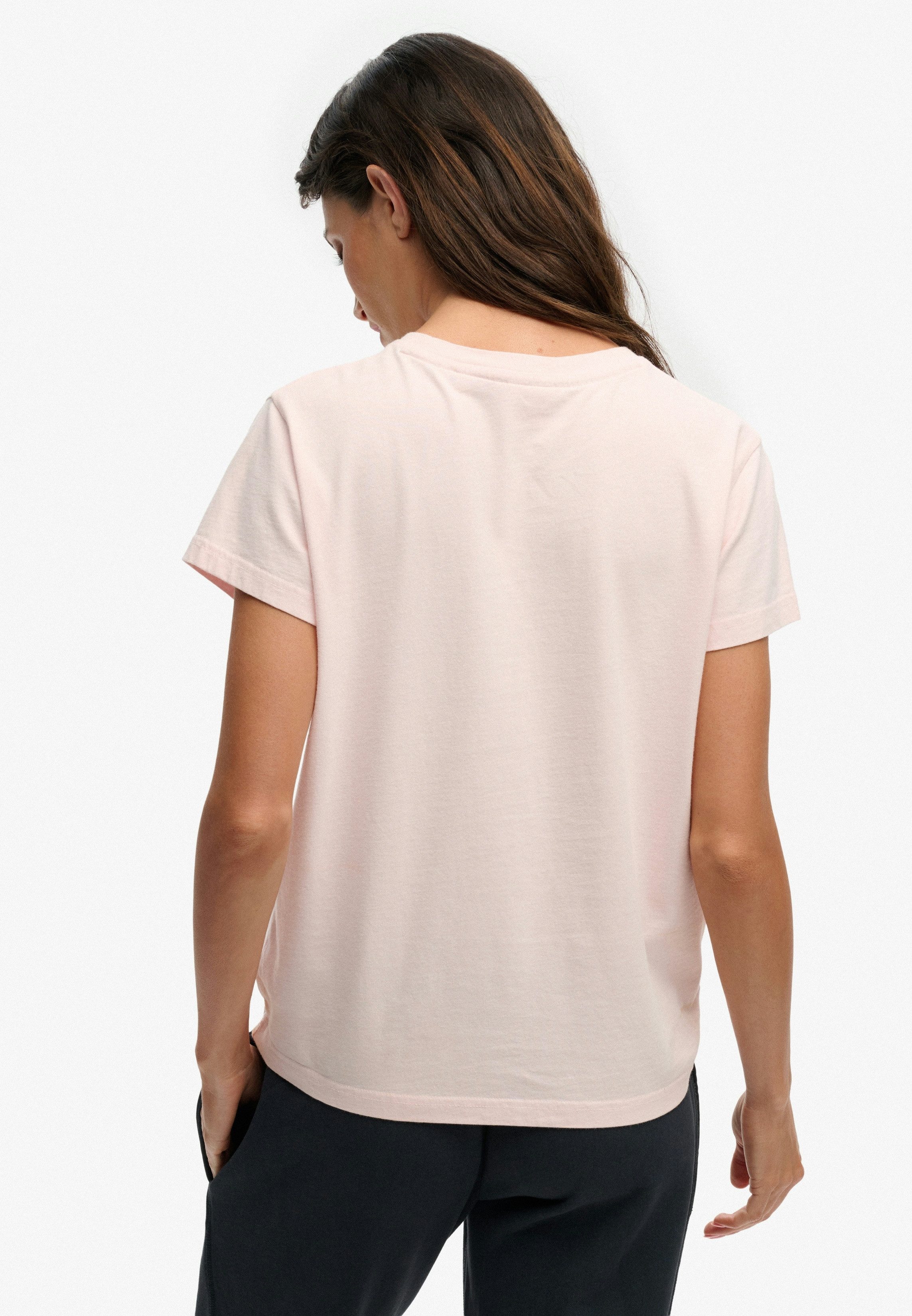 Superdry Print-Shirt LUXE CASUAL CLASSIC TEE Baumwolle, slim fit – Bild 3 von 5