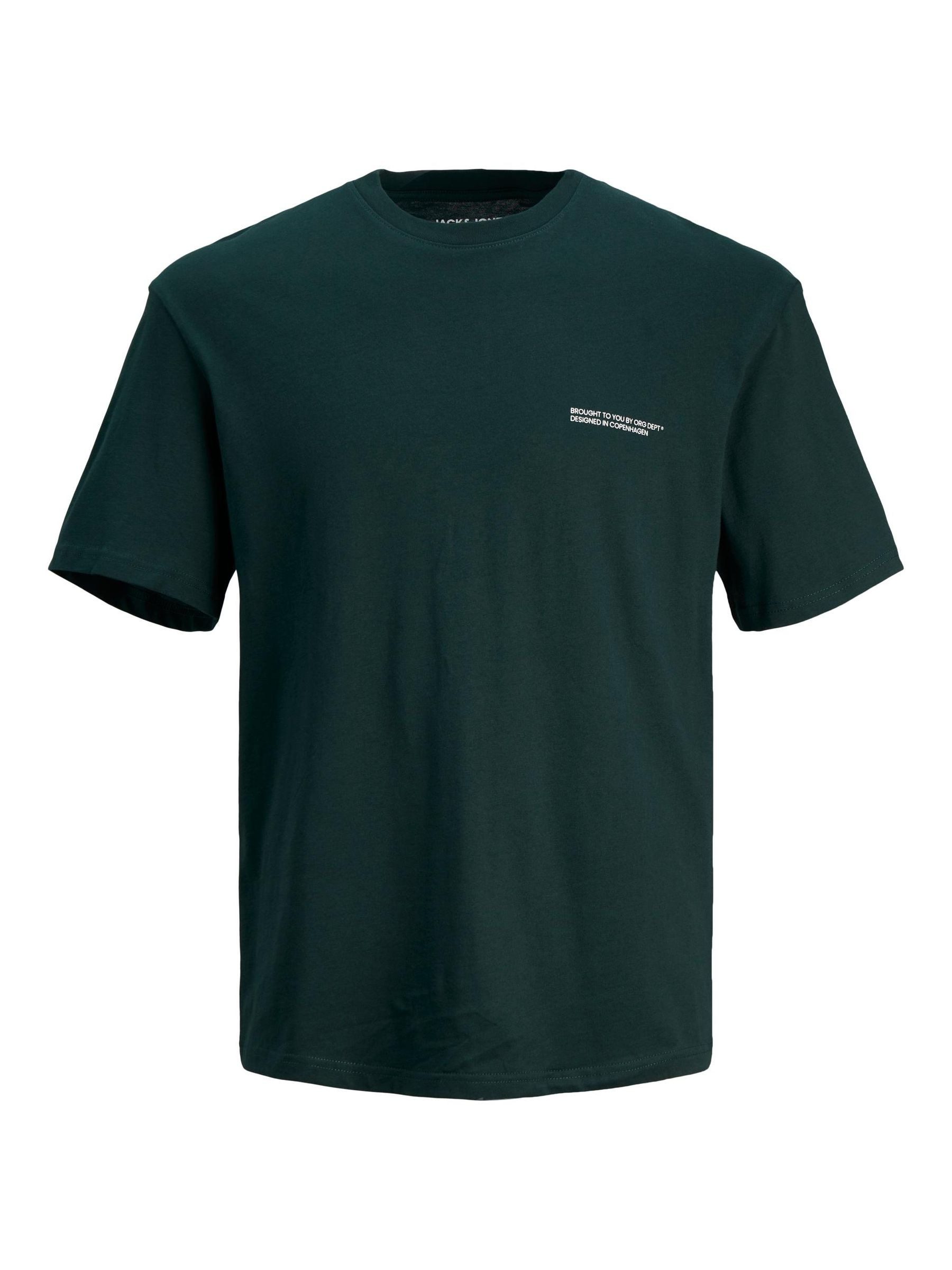 T-Shirt Logo Print Kurzarm JORVESTERBRO