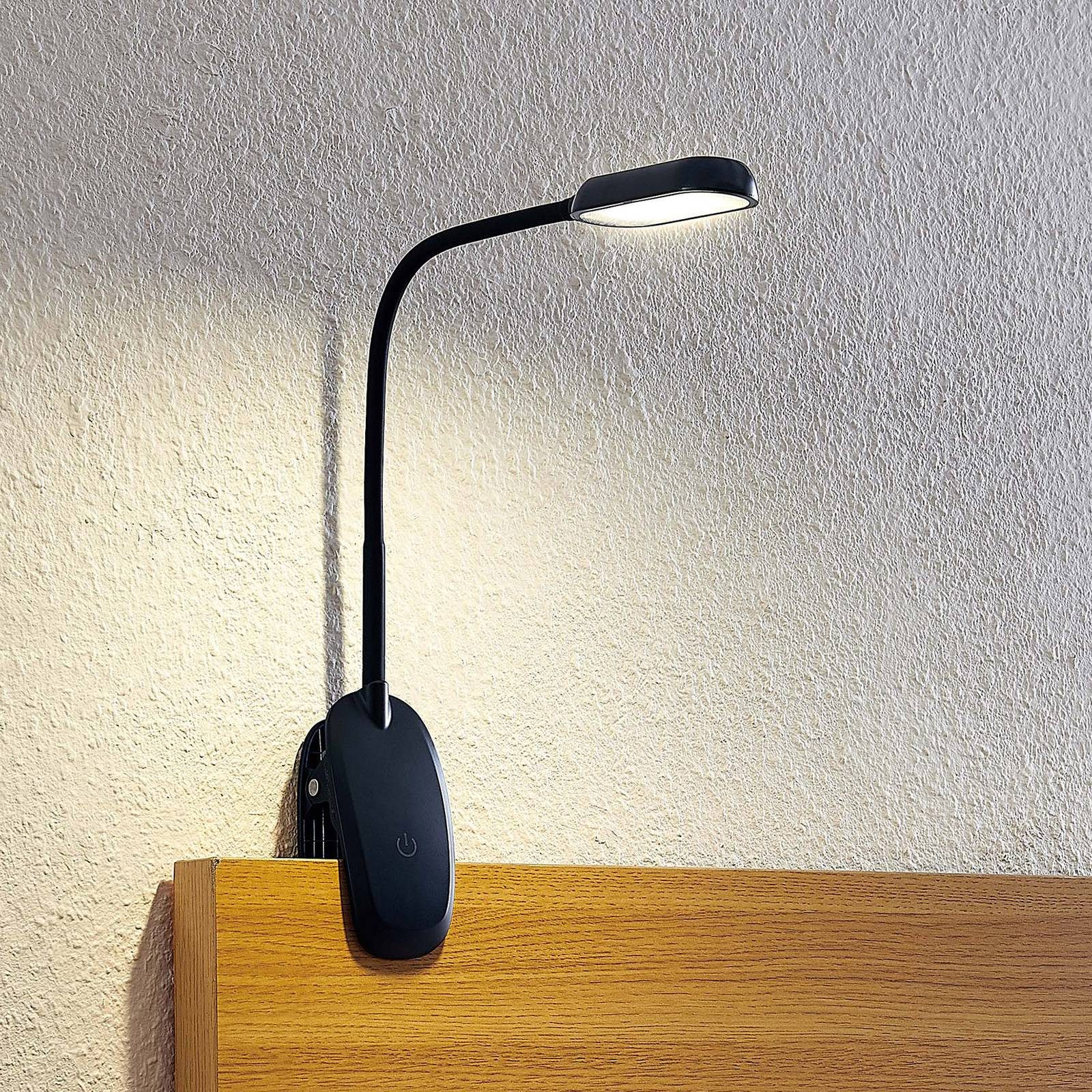 Prios Klemmleuchte Najari, Enthalten, 1 x 4 W LED, universalweiß