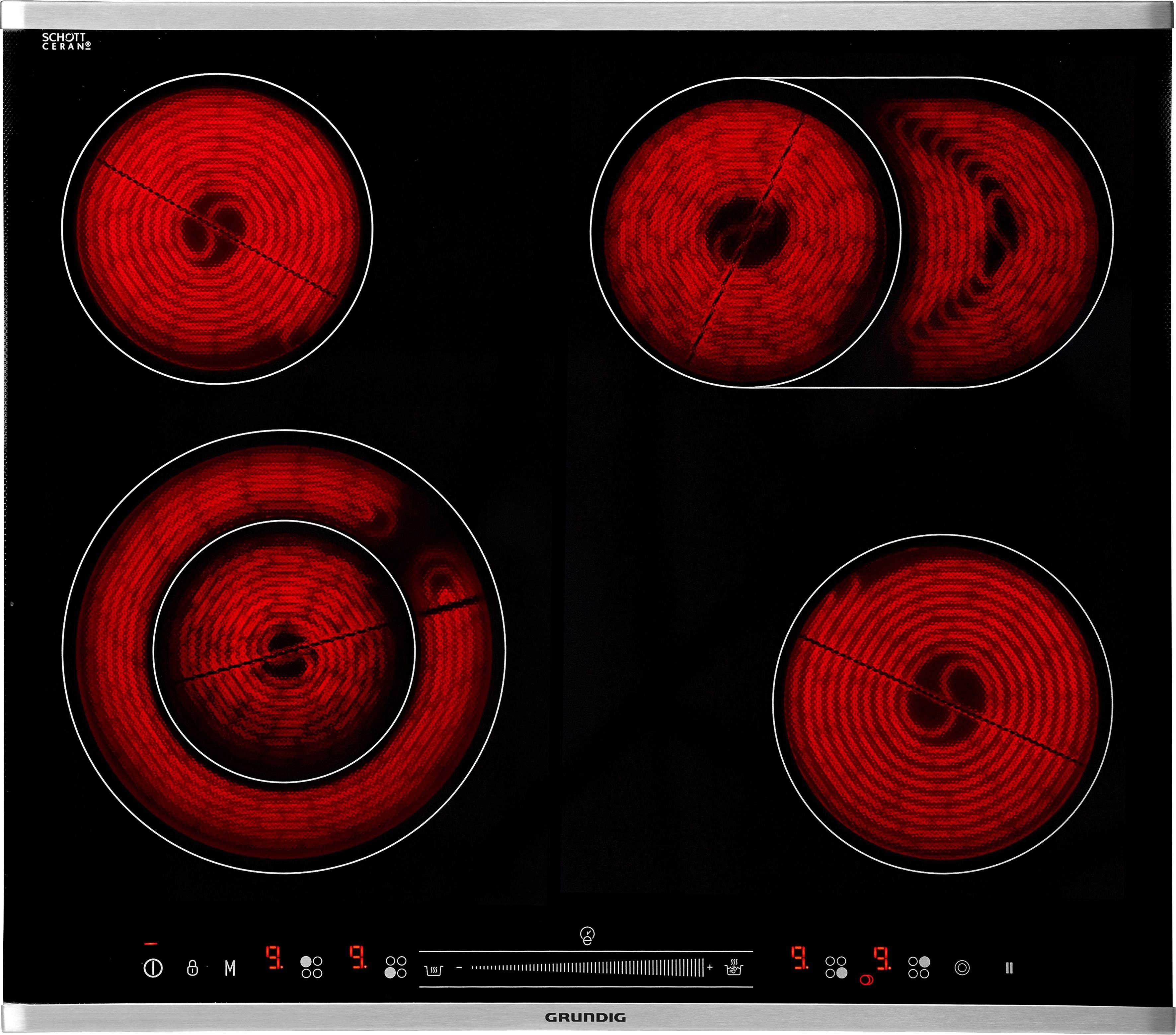 Grundig Elektro-Kochfeld von SCHOTT CERAN® iQ700 GIEV 624430 X, mit Memory-Funktion