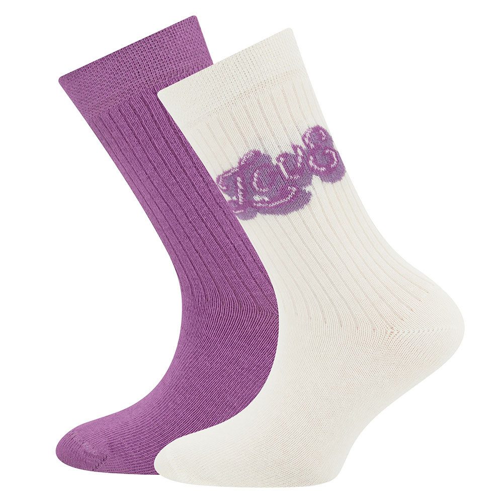 Socken Socken 2er Pack Love/Rippe